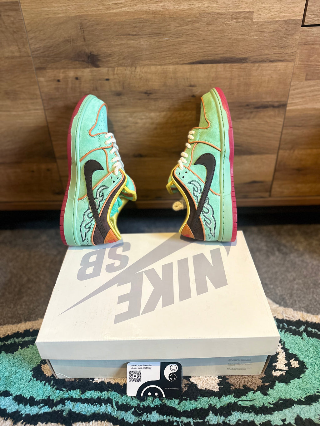 Nike dunk SB “Rodeo Tourmaline” U.K. 8.5