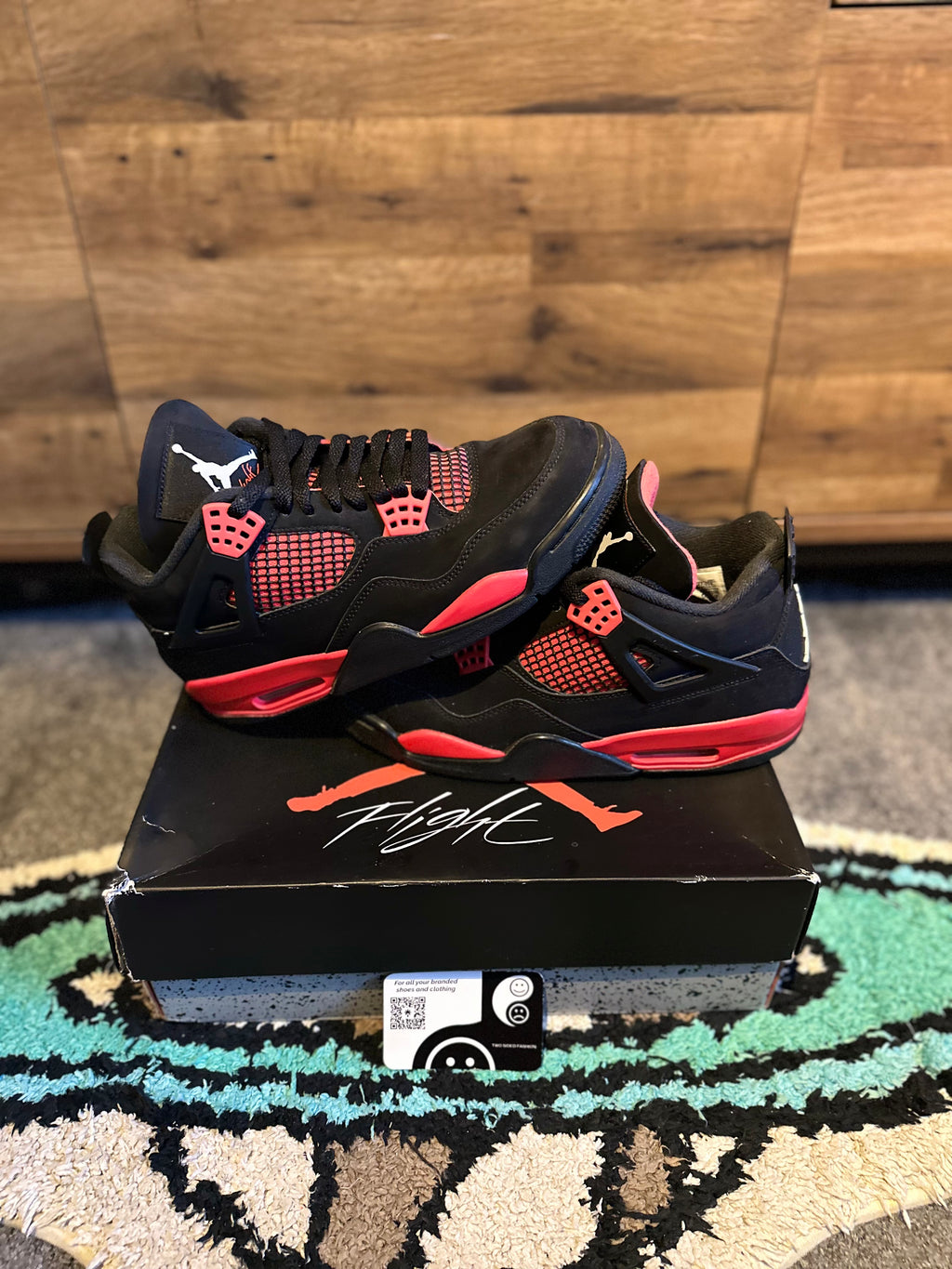 Nike Air Jordan 4 “Red Thunders” U.K. 7.5