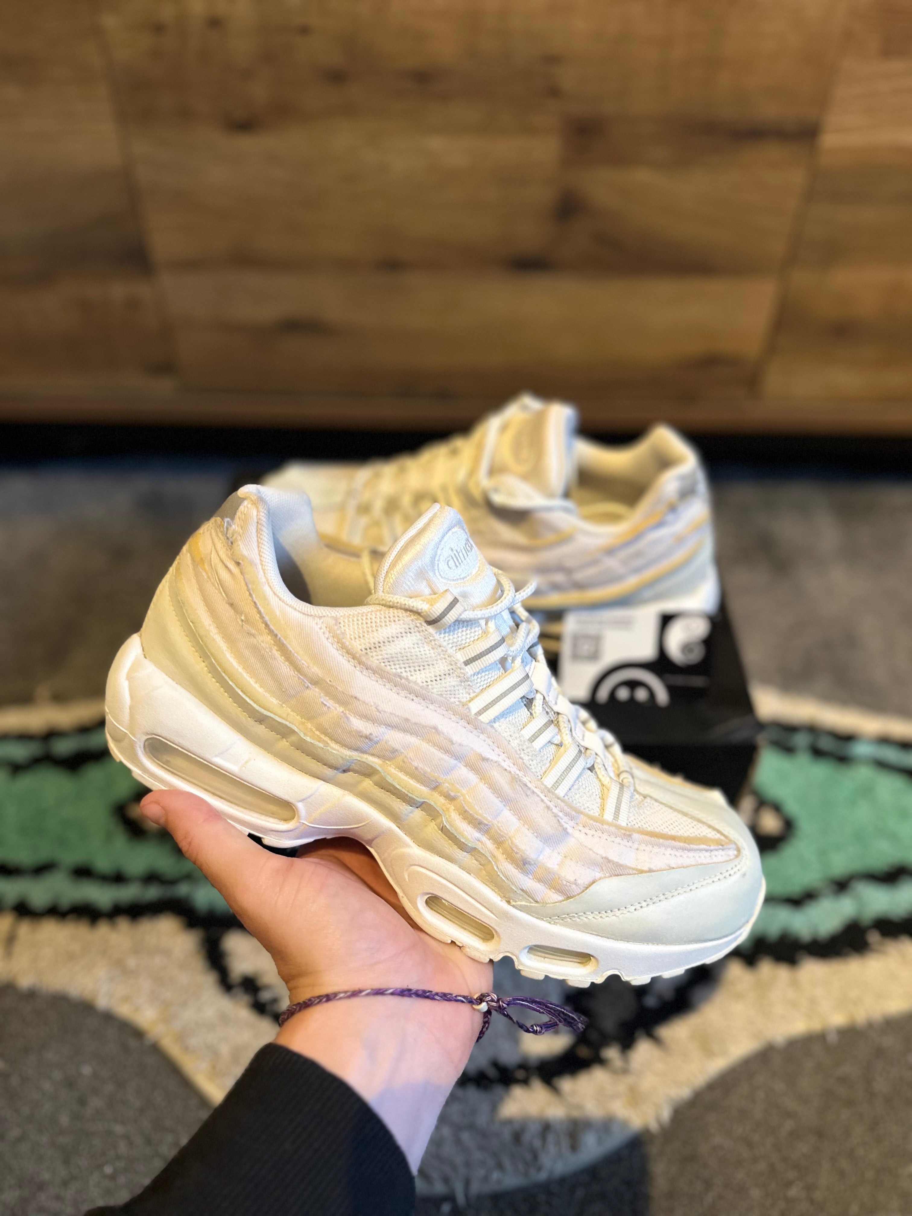 Nike Air max 95 “Comme Des Garçons White” U.K. 8.5