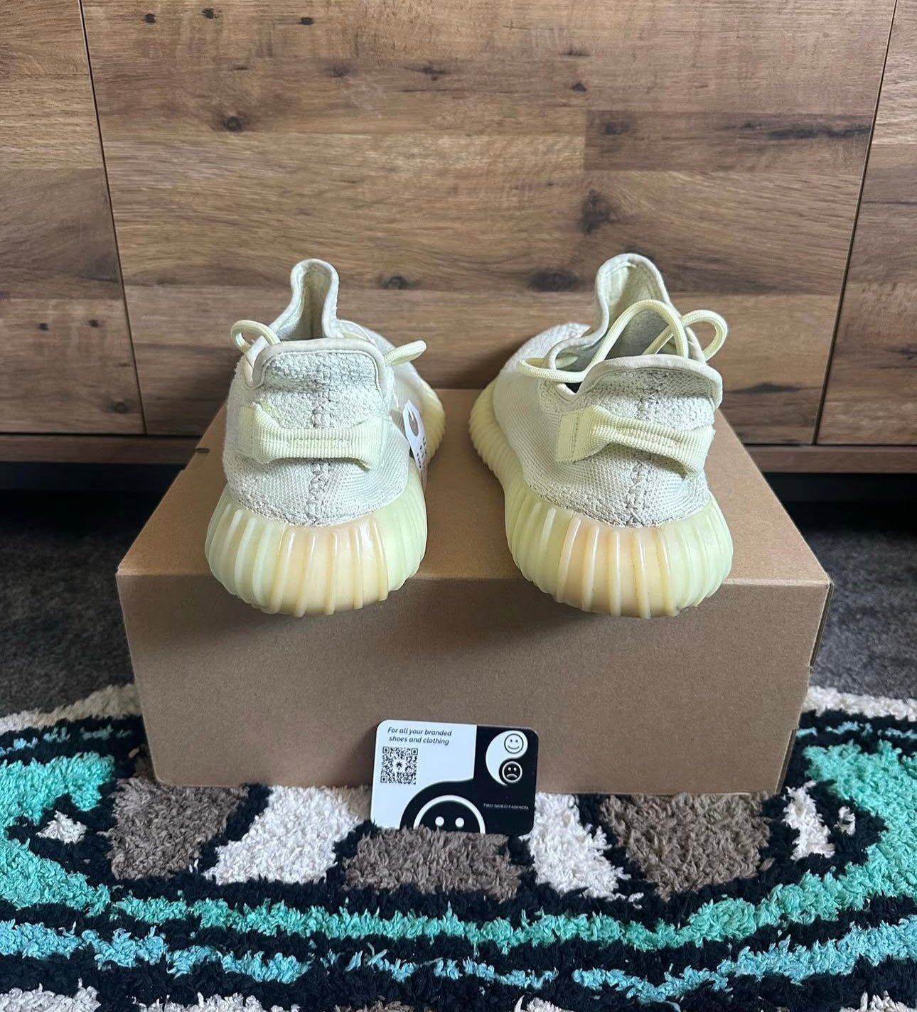 yeezy 350 butters U.K. 9