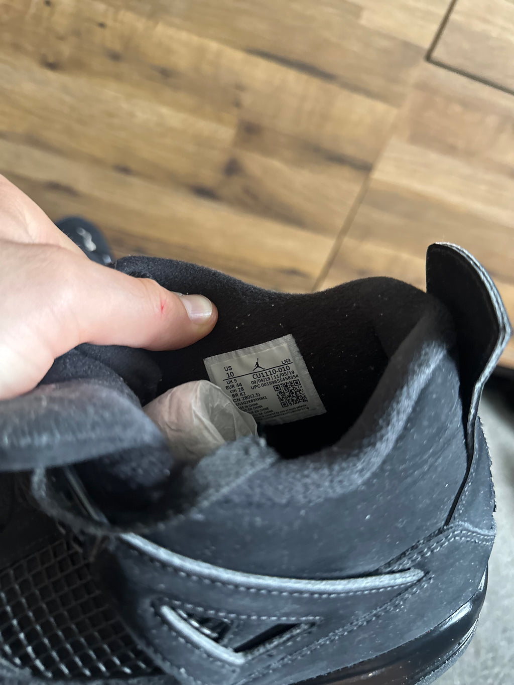Nike Air Jordan 4 “Blackcats 2020” U.K. 9