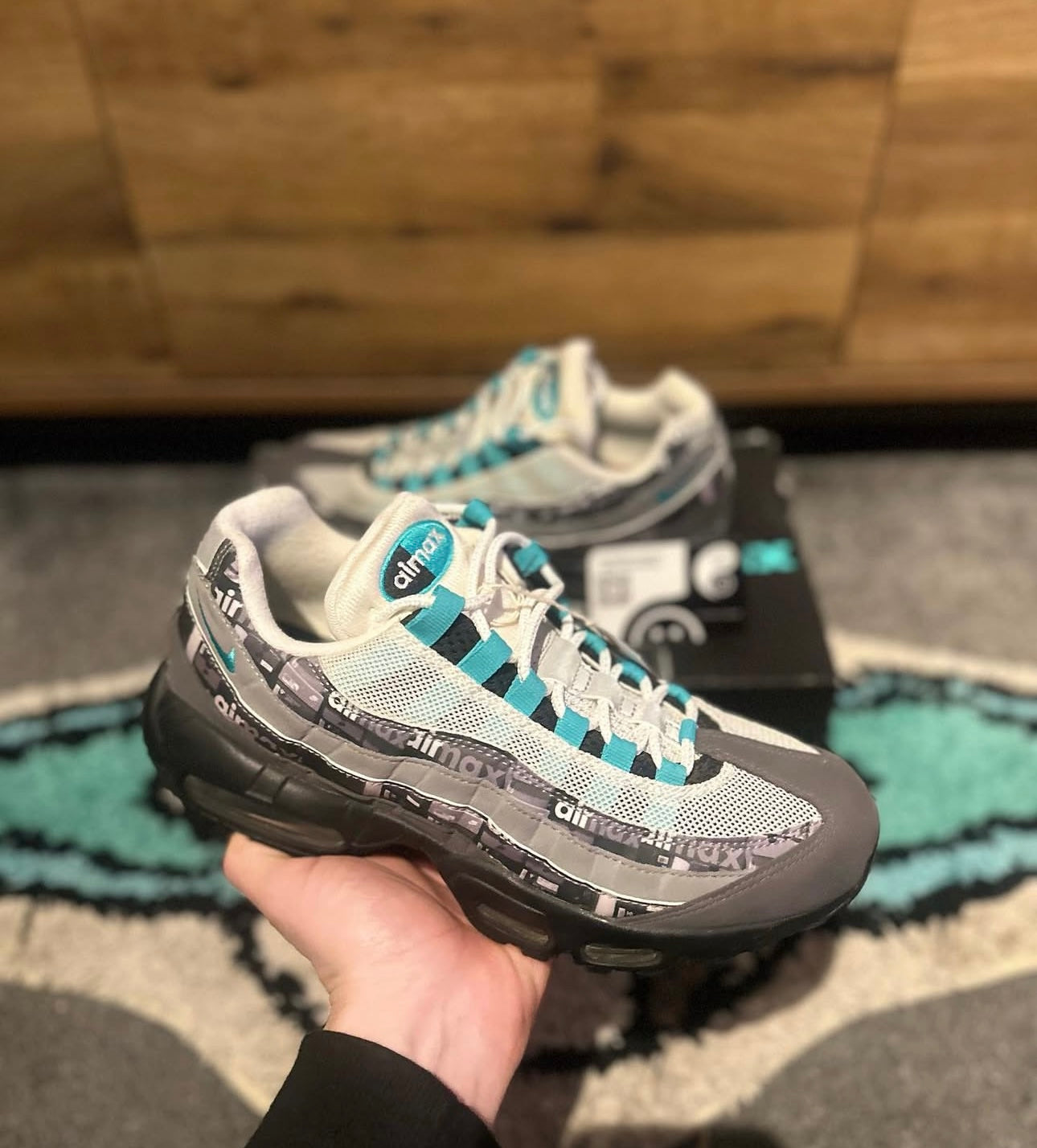 Nike air max 95s premium “atmos We Love Nike (Clear Jade)”U.K. 7
