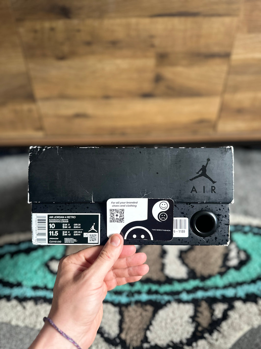 Nike Air Jordan 4 “Blackcats 2020” U.K. 9