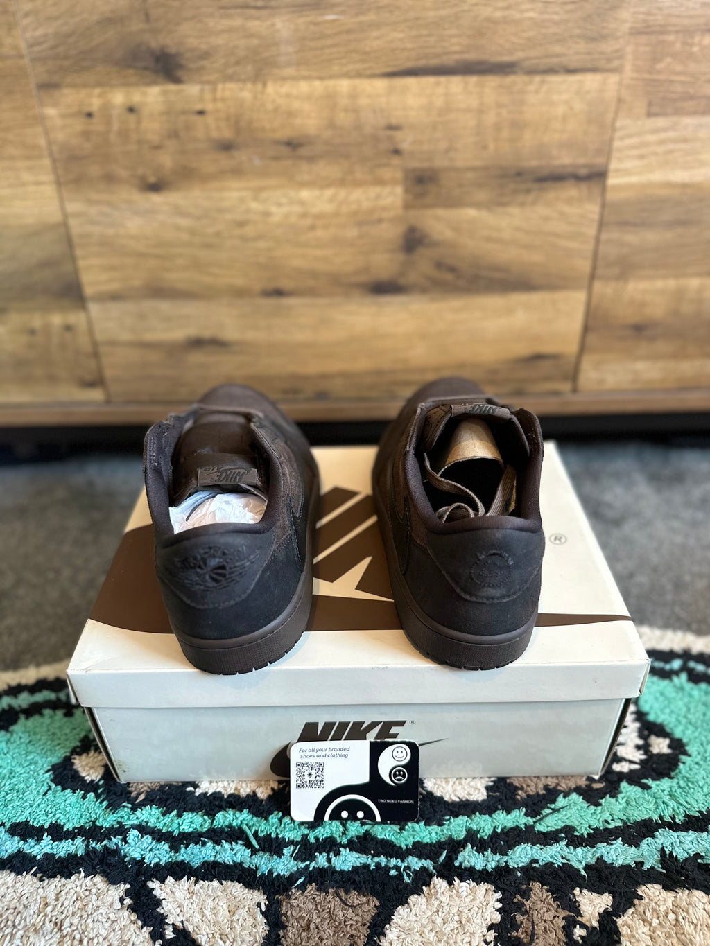 Nike Air Jordan 1 Travis Scott “Velvet Brown” U.K. 10
