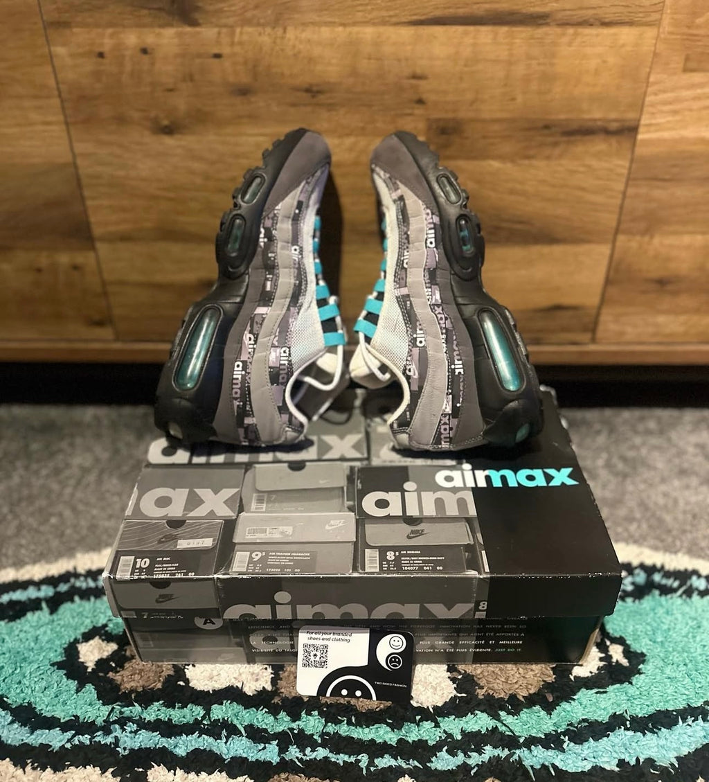 Nike air max 95s premium “atmos We Love Nike (Clear Jade)”U.K. 7