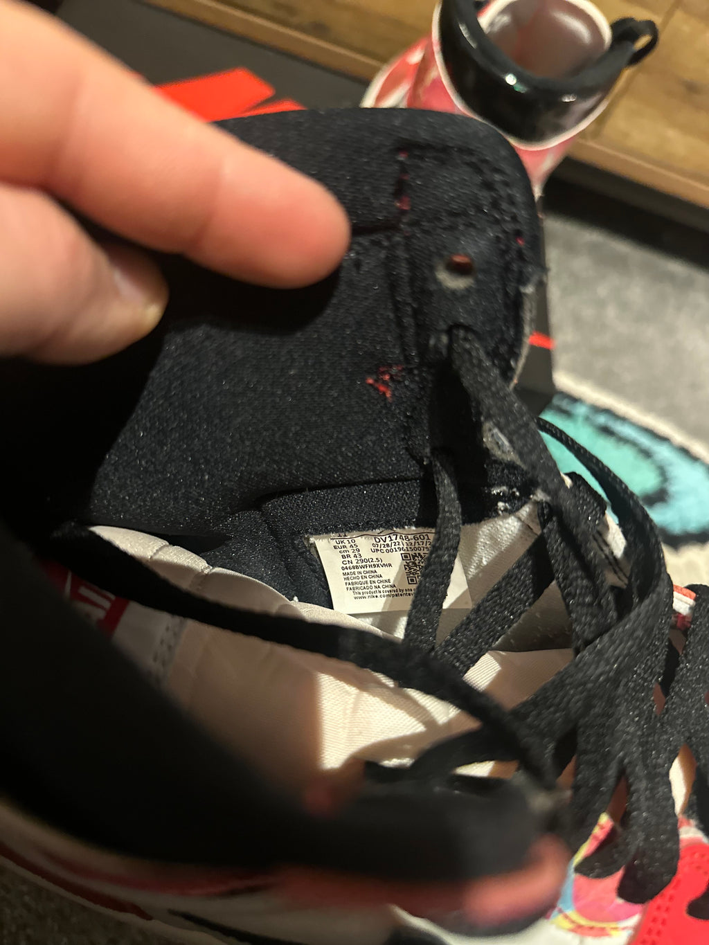 Jordan 1 Retro High “In To The Spider-verse” U.K. 10