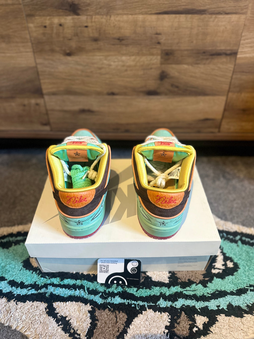 Nike dunk SB “Rodeo Tourmaline” U.K. 8.5