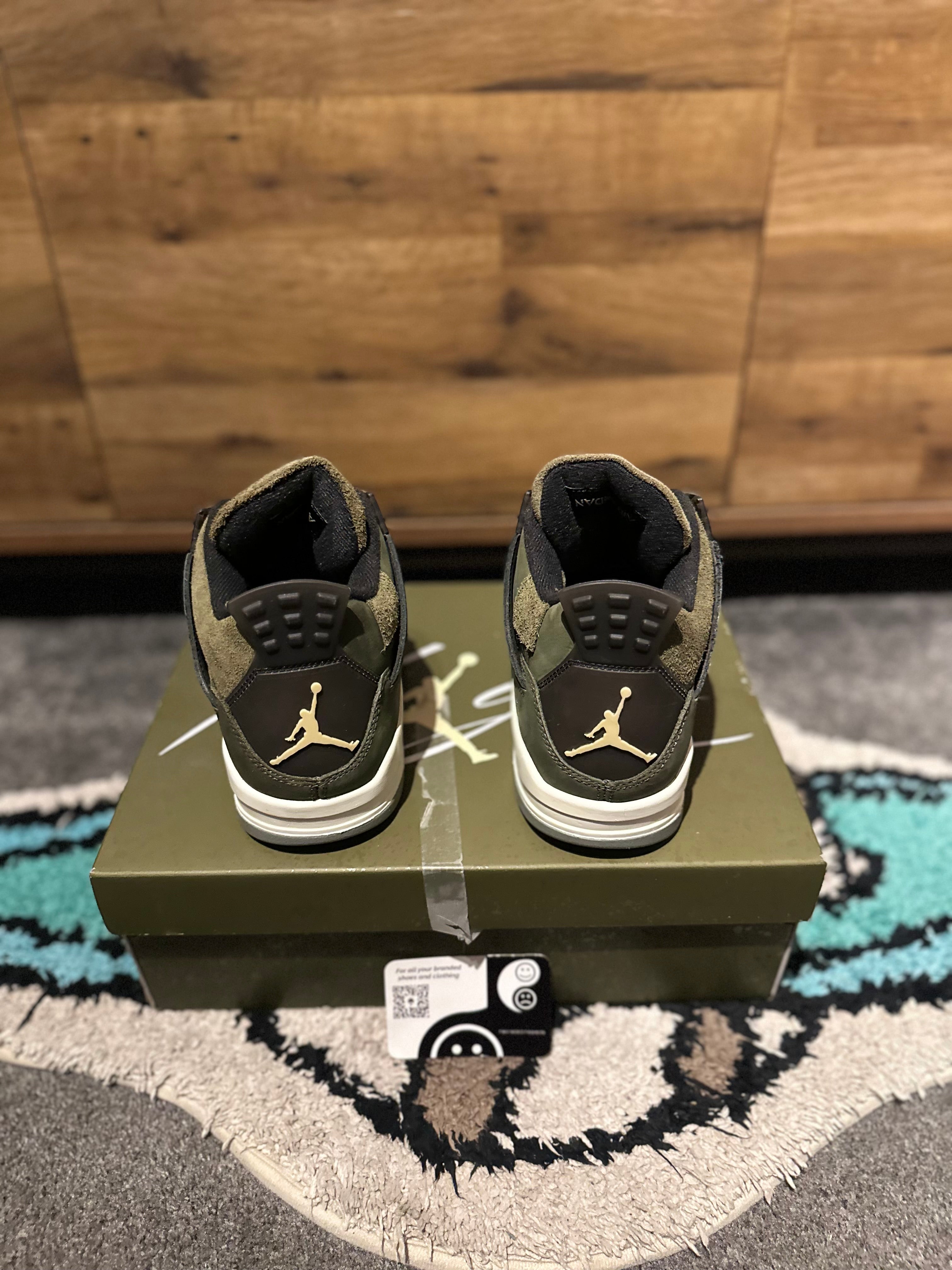Nike Air Jordan 4 “ Craft Medium Olive ” U.K. 8