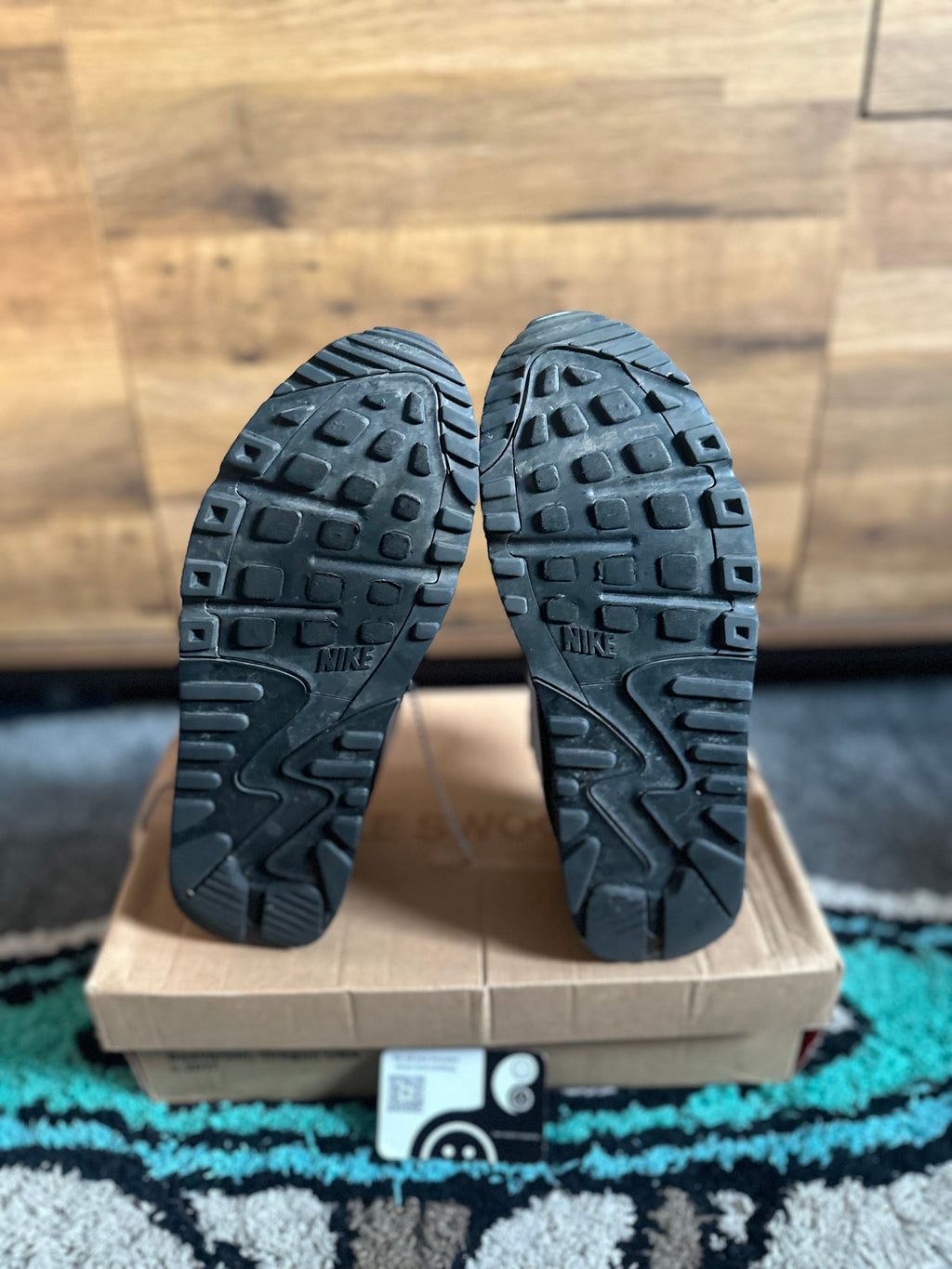 Nike Air Max 90 Off-White “Black ” U.K. 9