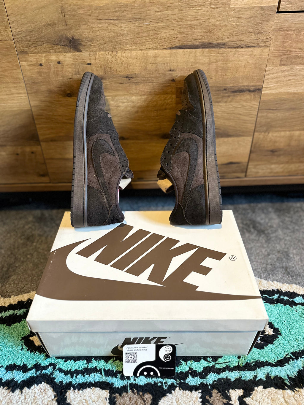 Nike Air Jordan 1 Travis Scott “Velvet Brown” U.K. 10