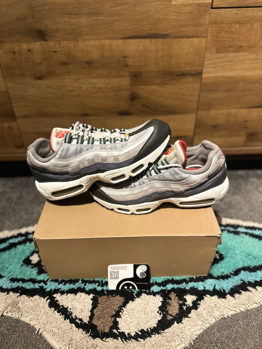 Nike Air max 95 “Pure Platinum Gorge Green” U.K. 8.5