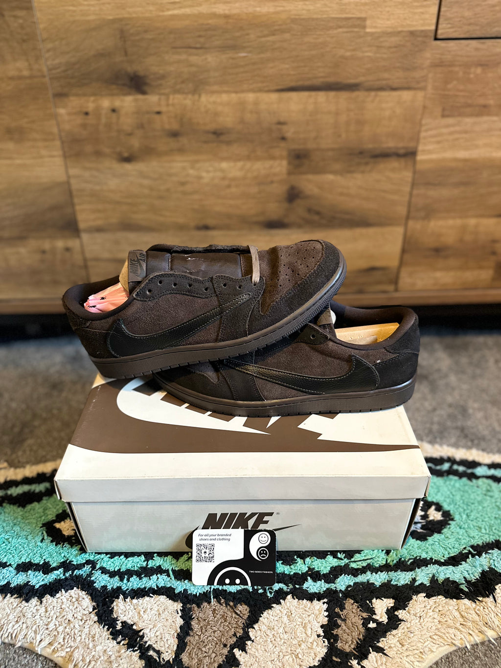 Nike Air Jordan 1 Travis Scott “Velvet Brown” U.K. 10