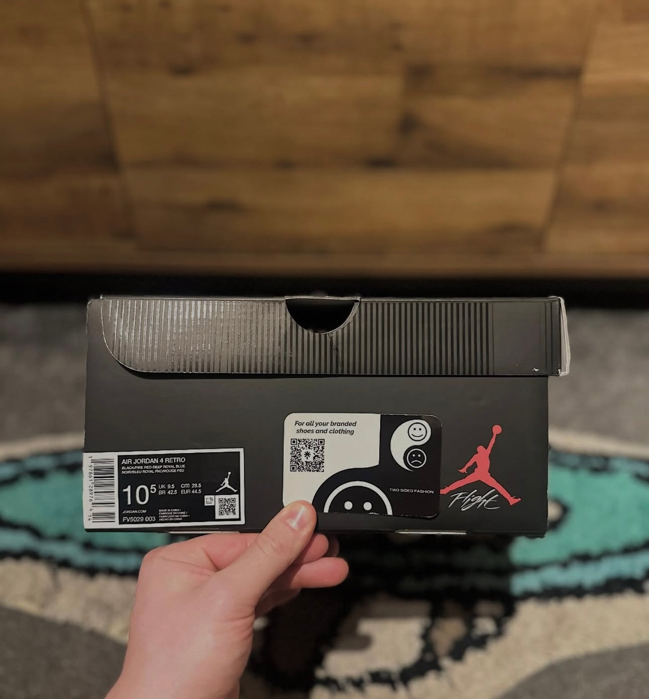 Nike Air Jordan 4 “ rare air ” U.K. 9.5