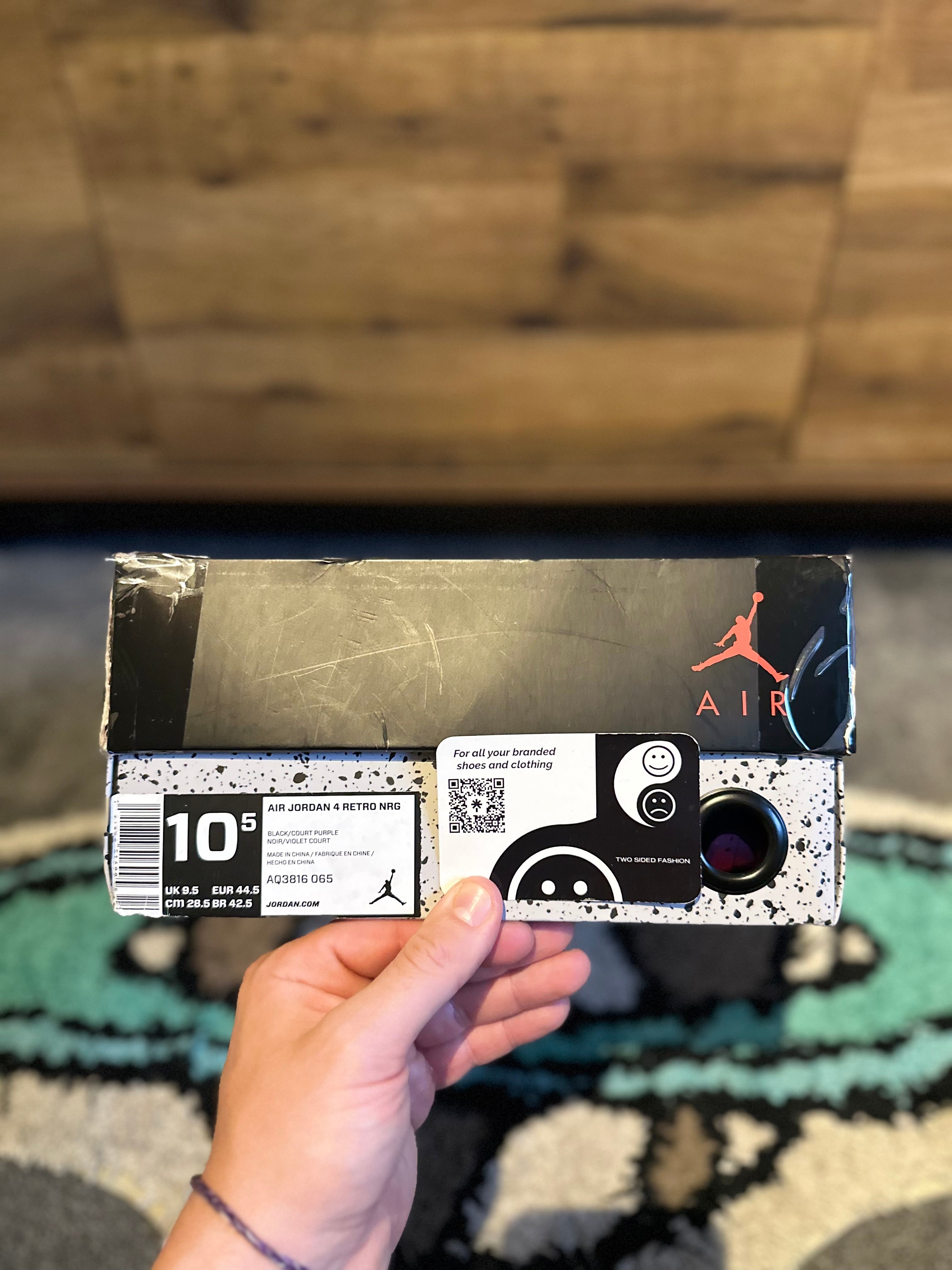 Nike Air Jordan 4 “Raptors ” U.K. 9.5