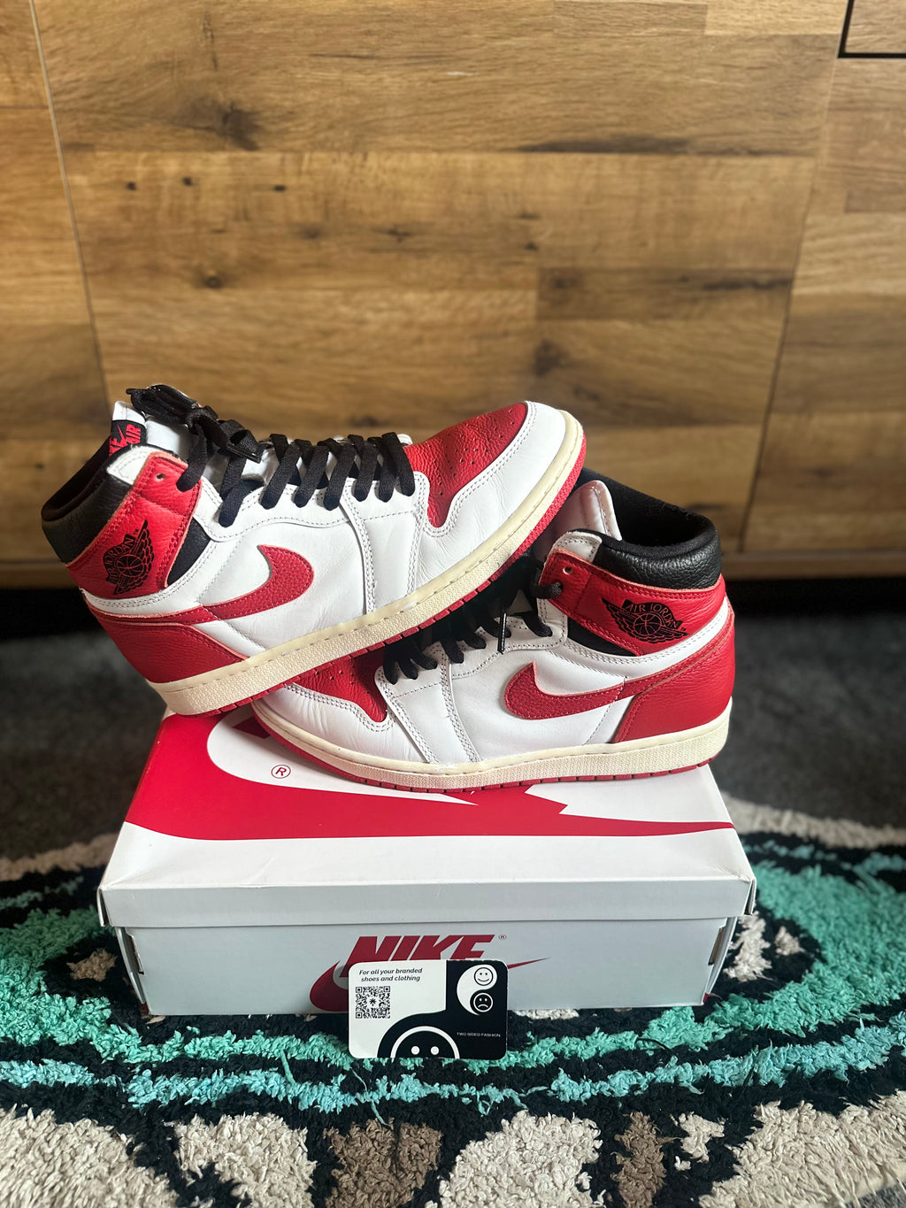 Jordan 1 Retro High “Heritage ” U.K. 8