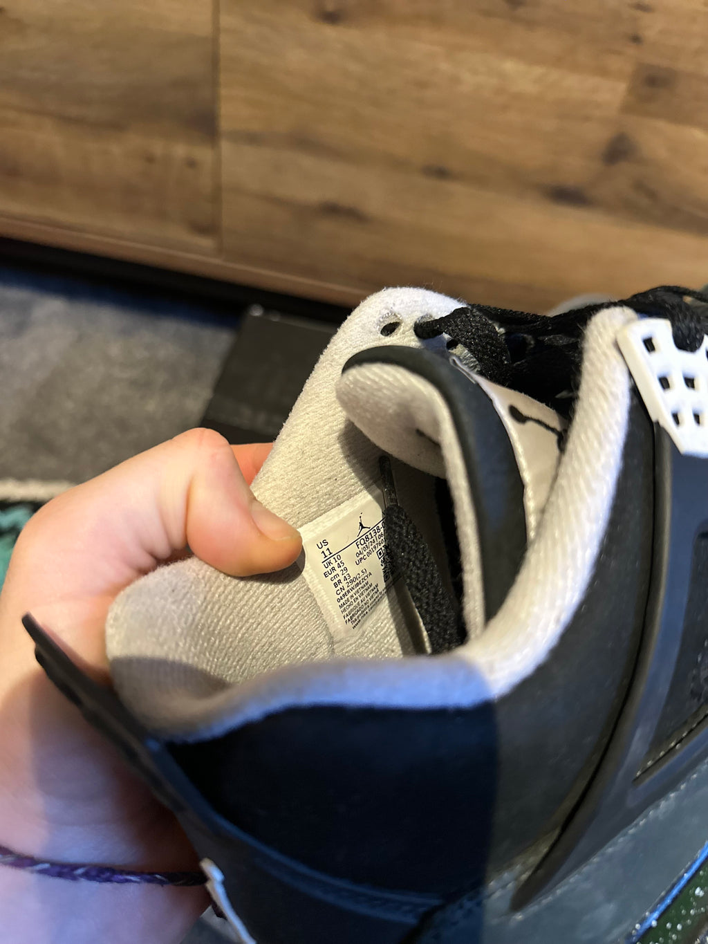 Nike Air Jordan 4 “Fear ” U.K. 10