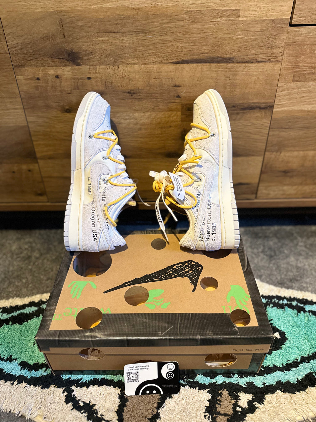 Nike Dunk Off-White “Lot 39” U.K. 9
