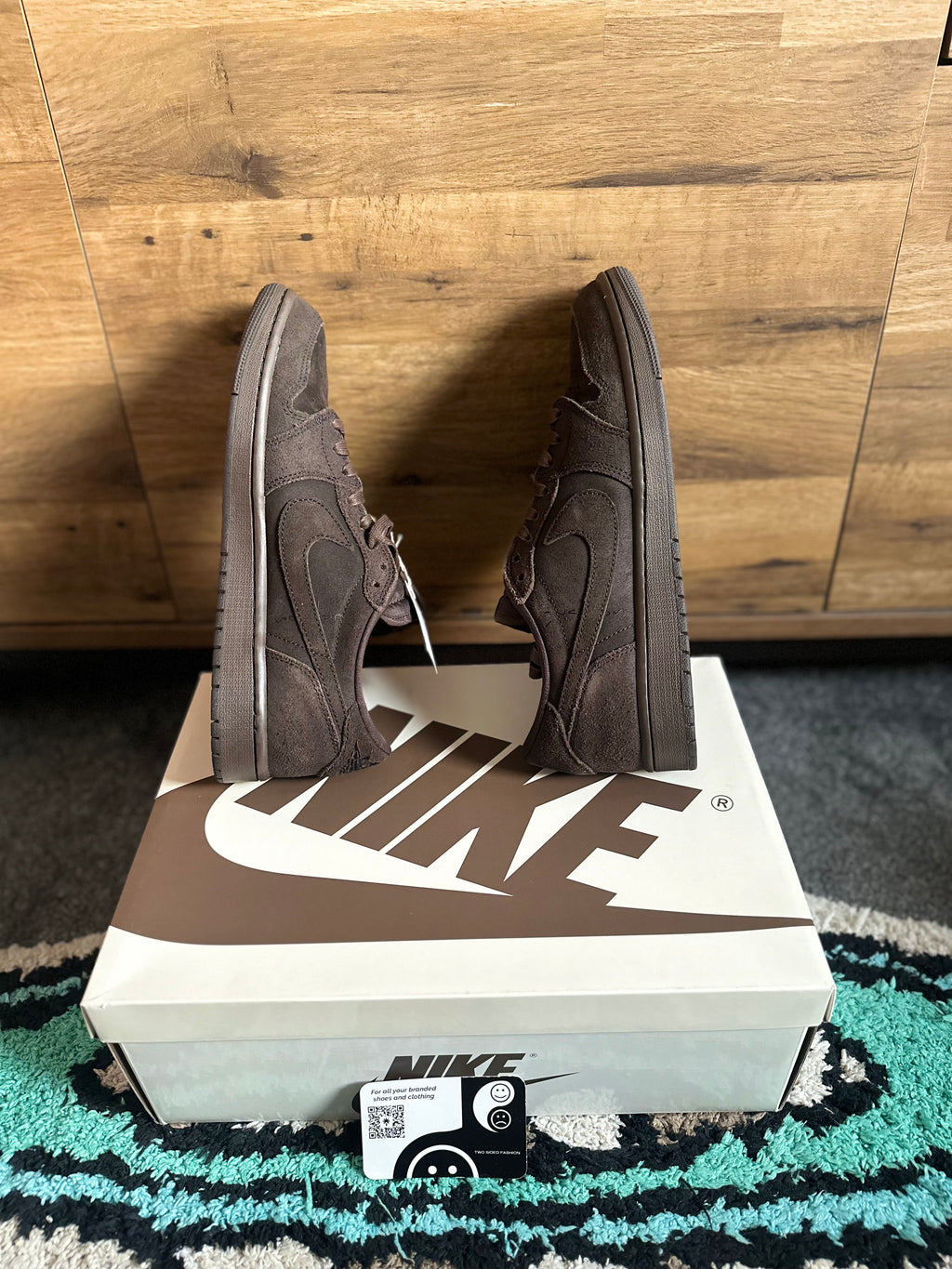 Nike Air Jordan 1 Travis Scott “Velvet brown ” U.K.9