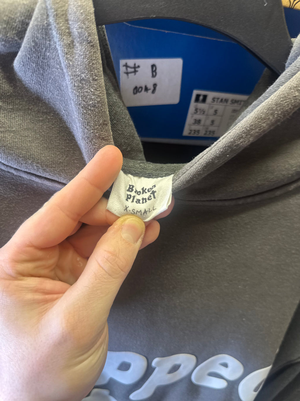 Broken planet Hoodie “Trapped in time” Size XS