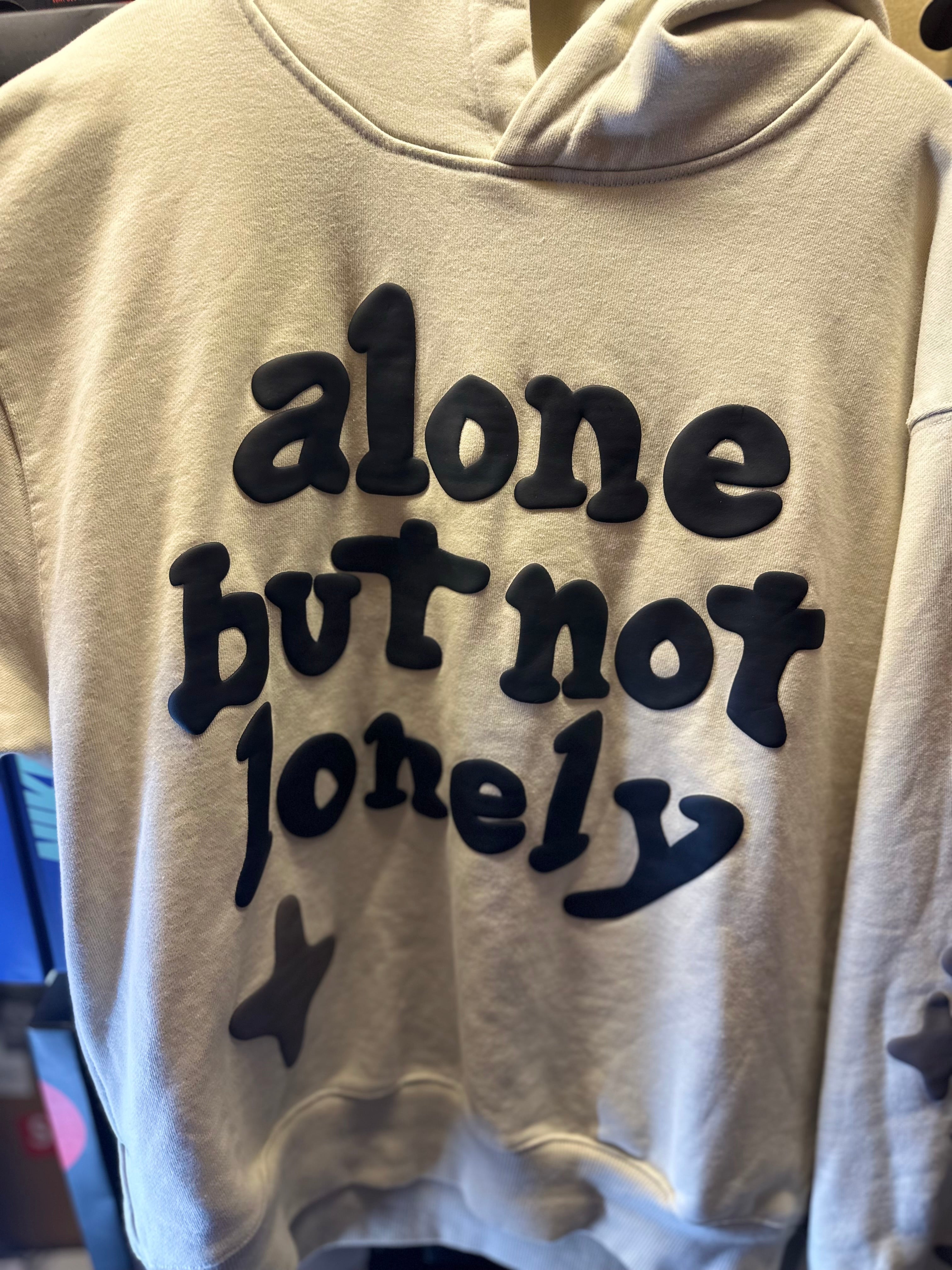 Broken Planet Hoodie “Alone But Not Forgotten  ” Size Medium