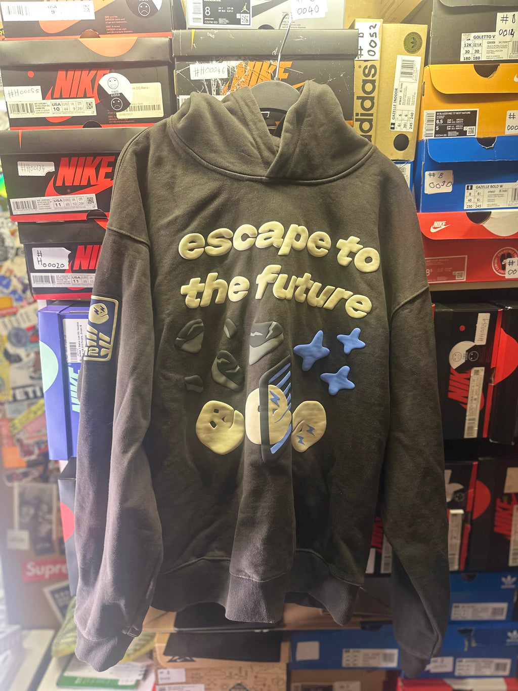 Broken Planet hoodie  “Escape To The Future” Size Medium to Larger