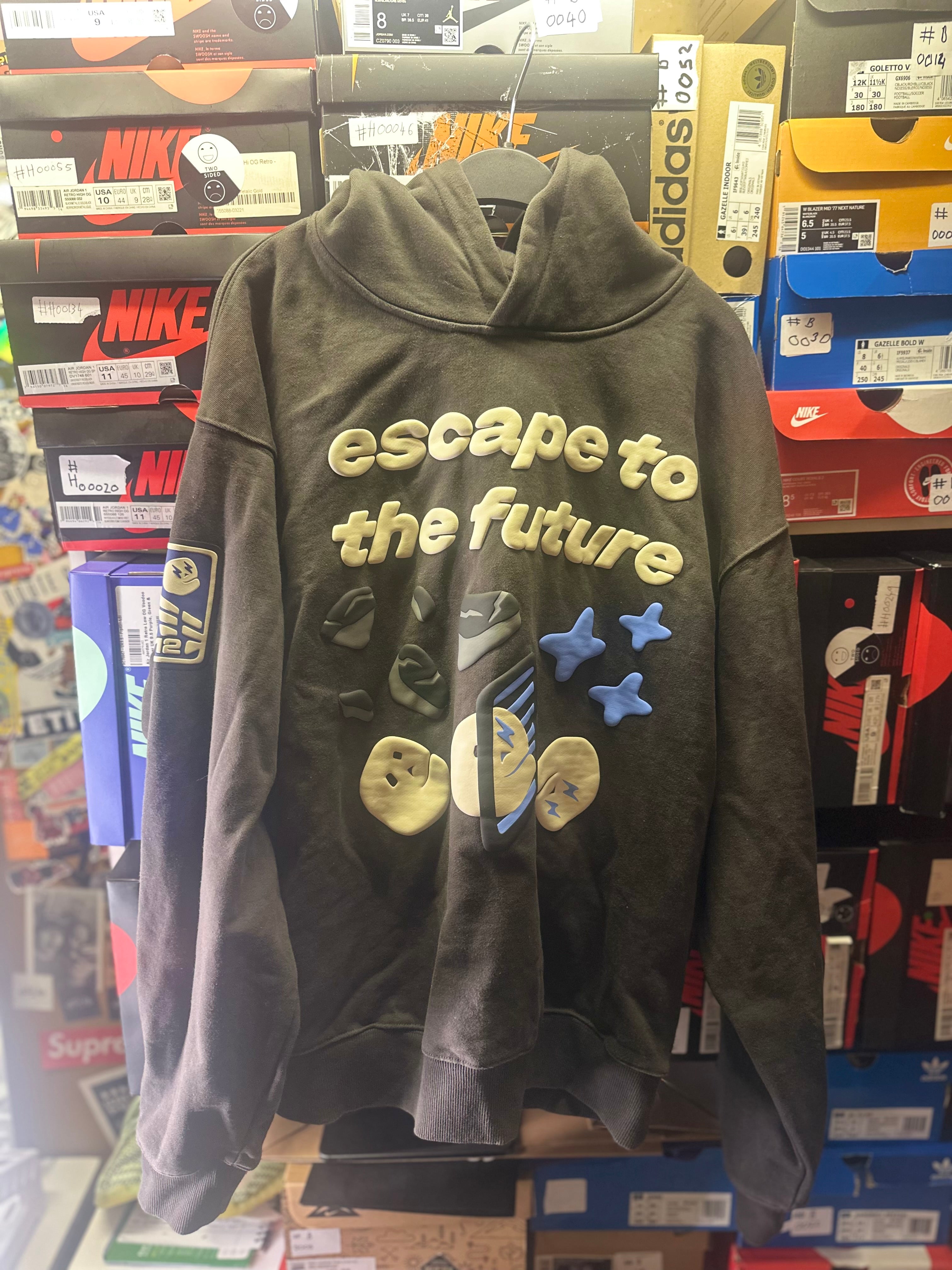 Broken Planet hoodie  “Escape To The Future” Size Medium to Larger