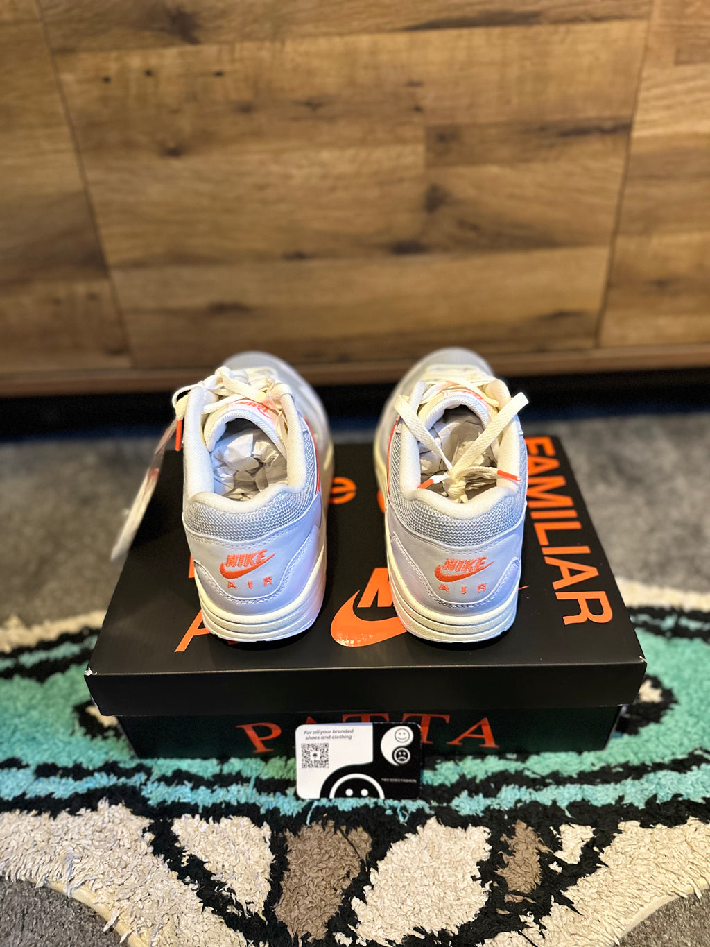 Nike air max 1 “Patta Waves White Hyper Crimson ” MULTIPLE SIZES AVAILABLE