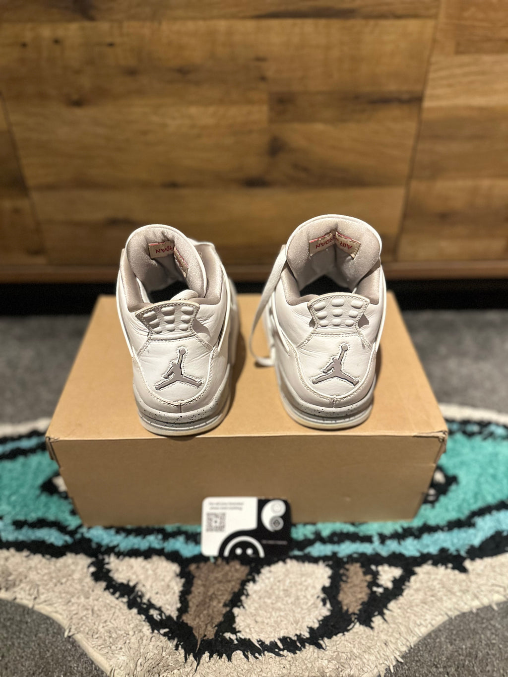 Nike Air Jordan 4 “White Oreo” U.K. 7