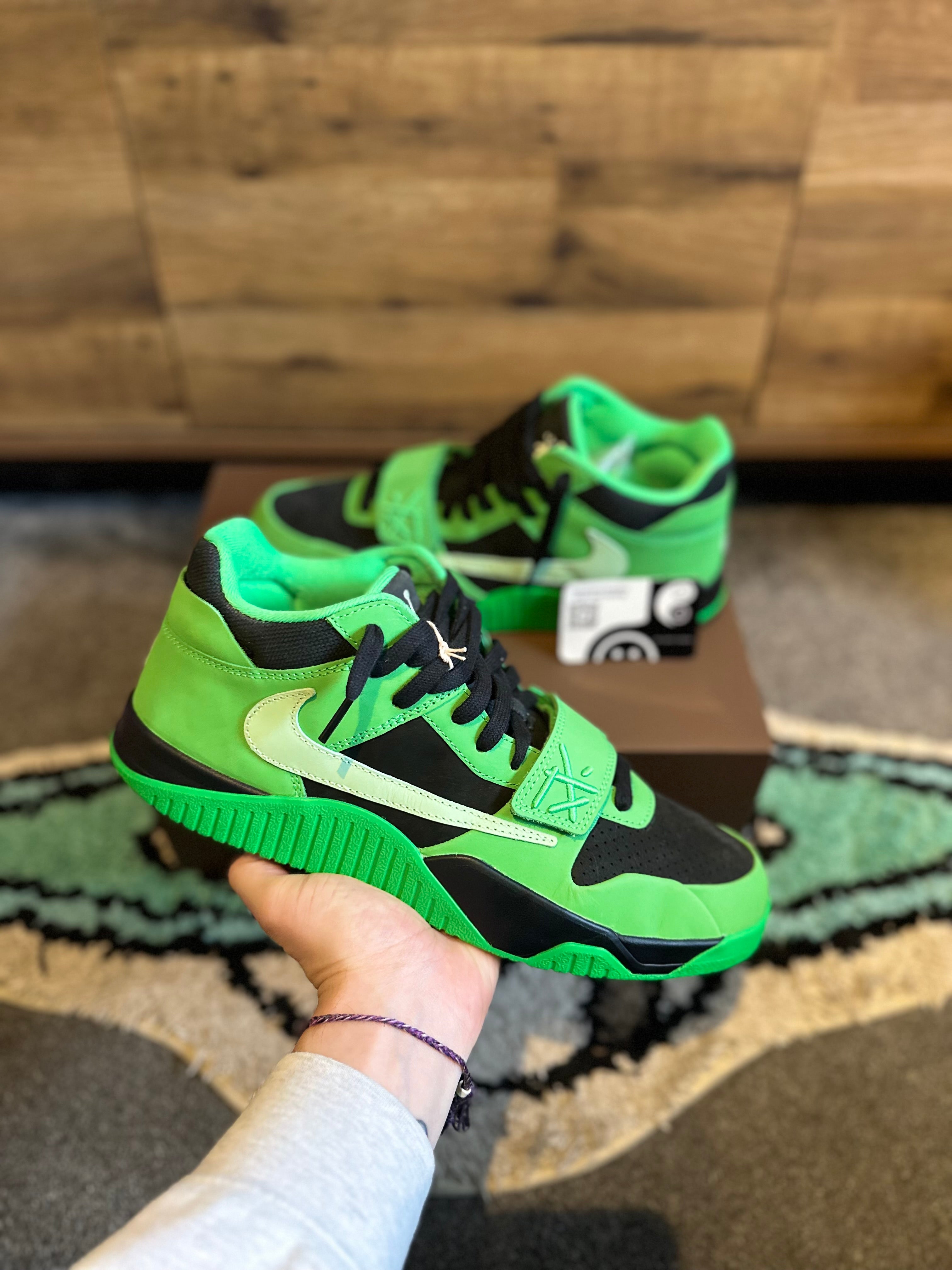 Nike Jordan CJ T-Rexx “Travis Scott Green Spark” U.K. 11