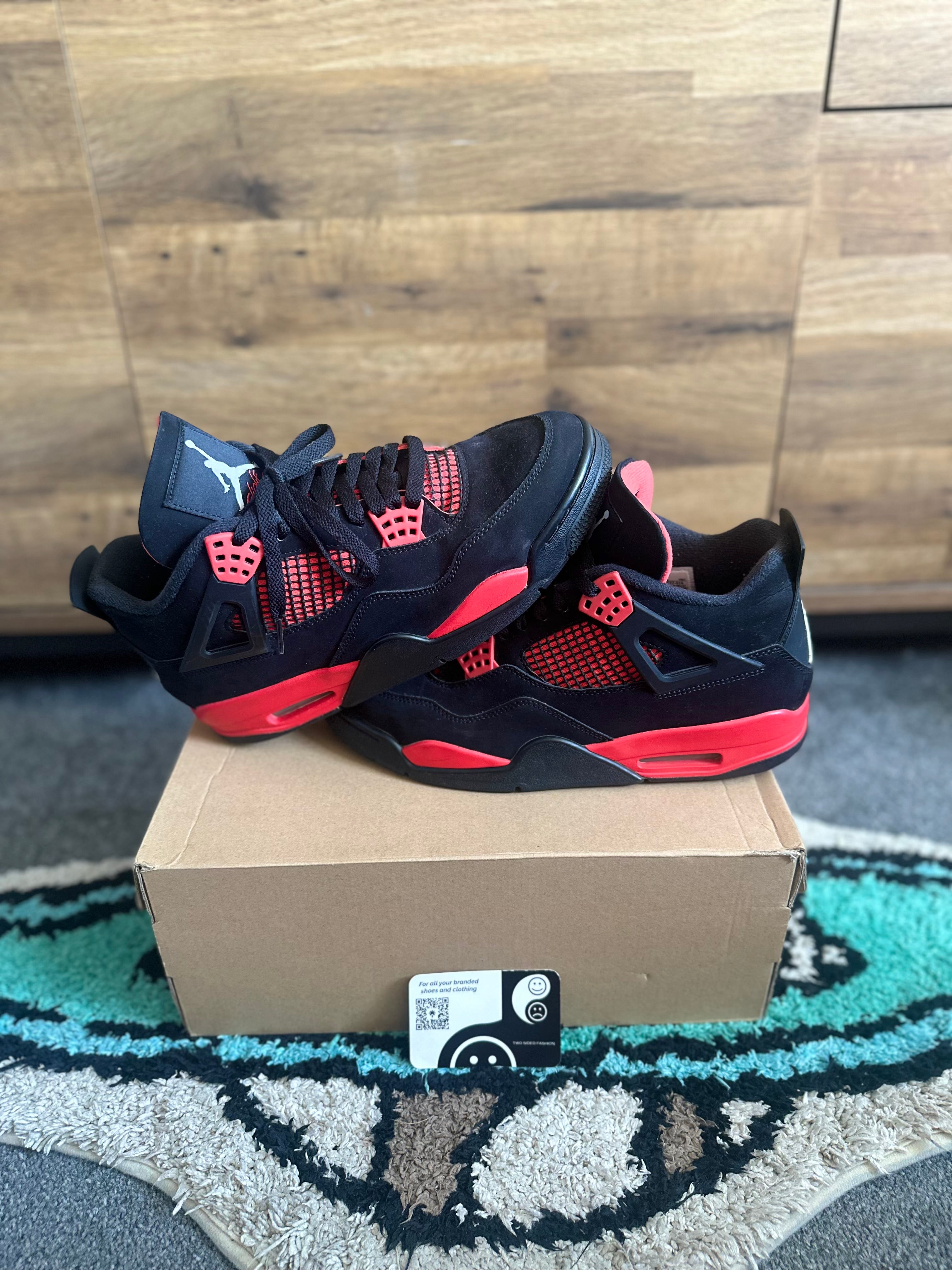 Nike Air Jordan 4 “Red Thunder ” U.K. 8.5
