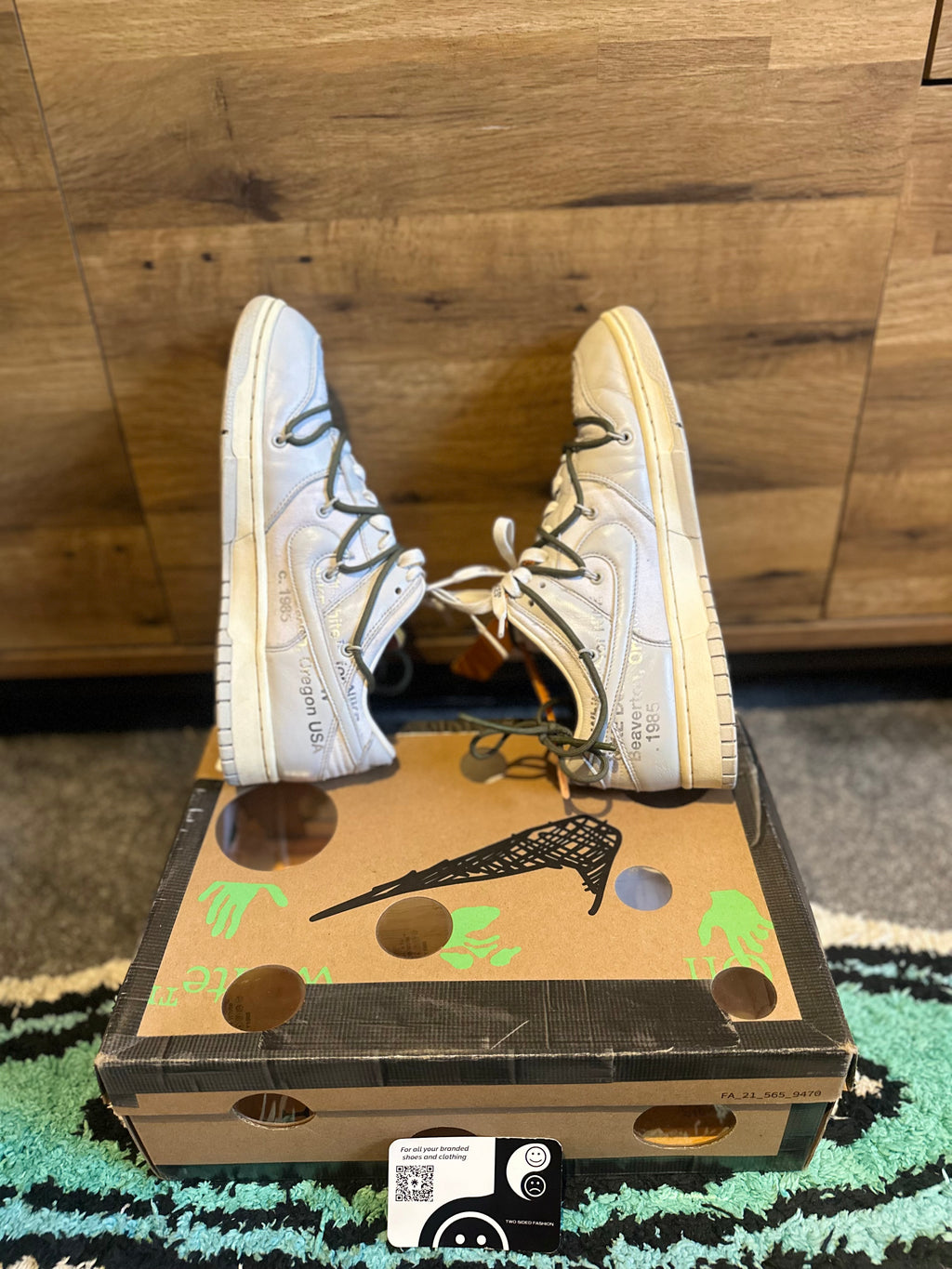 Nike Dunk Off-White “Lot 22” U.K. 8.5