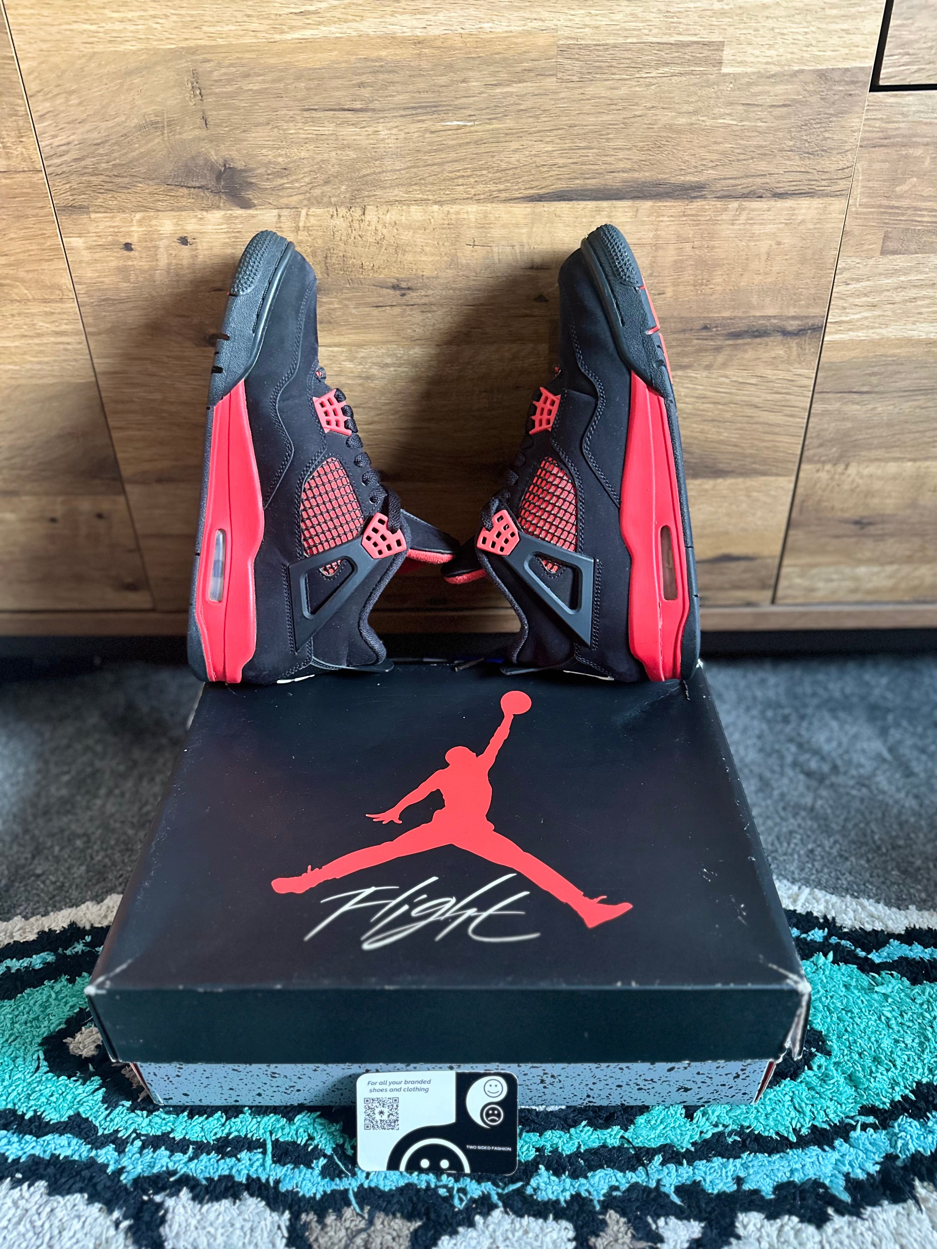 Nike Air Jordan 4 “Red Thunders” U.K. 7.5