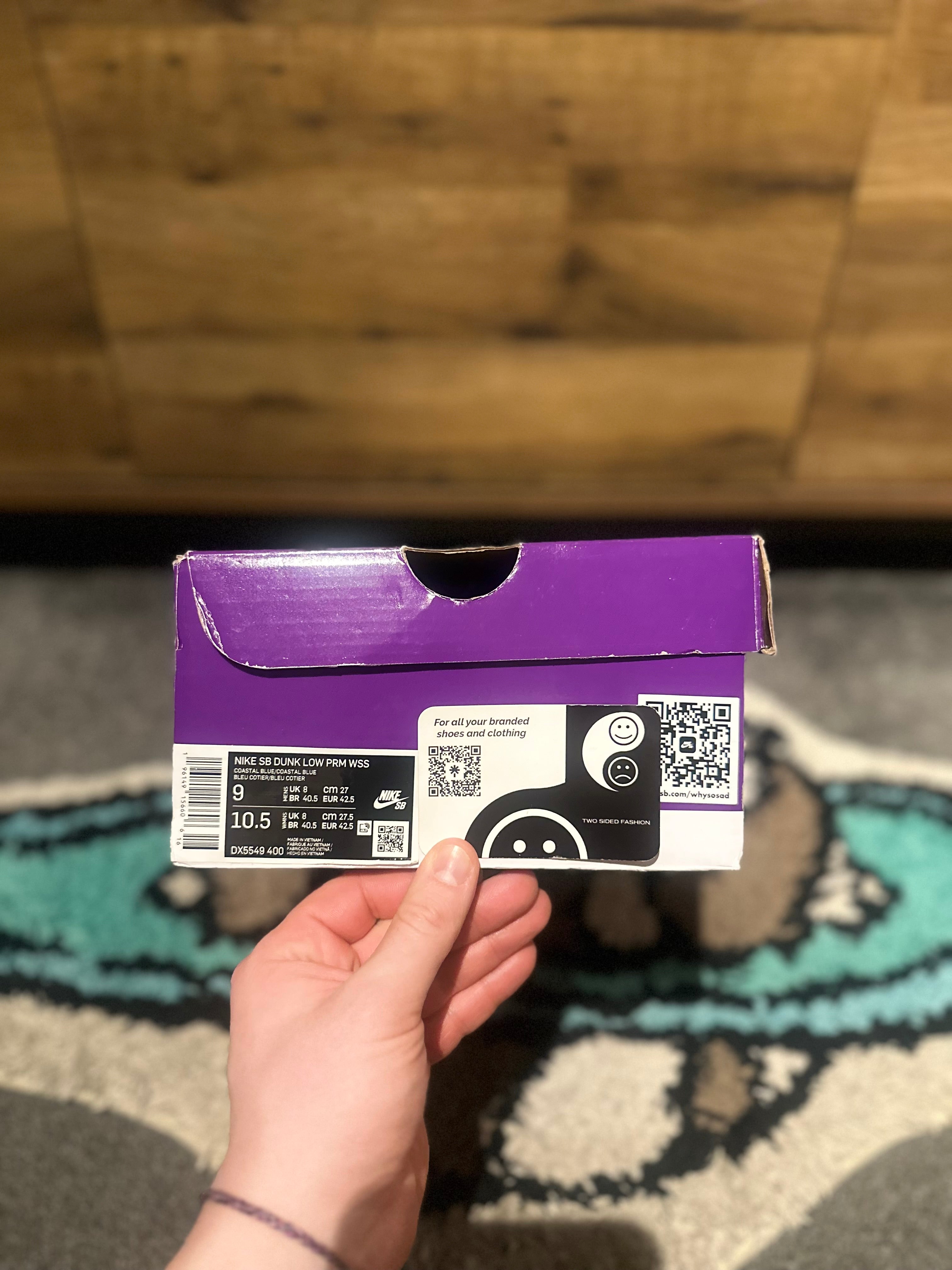 Nike Dunk SB“Why So Sad? ” U.K. 8