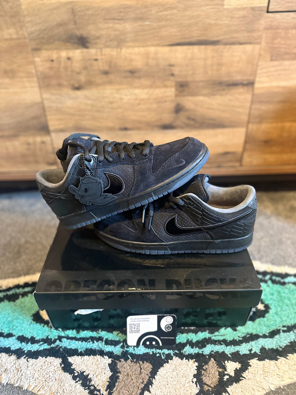 Nike dunk “Ducks Of A Feather Black University Of Oregon” U.K. 8.5