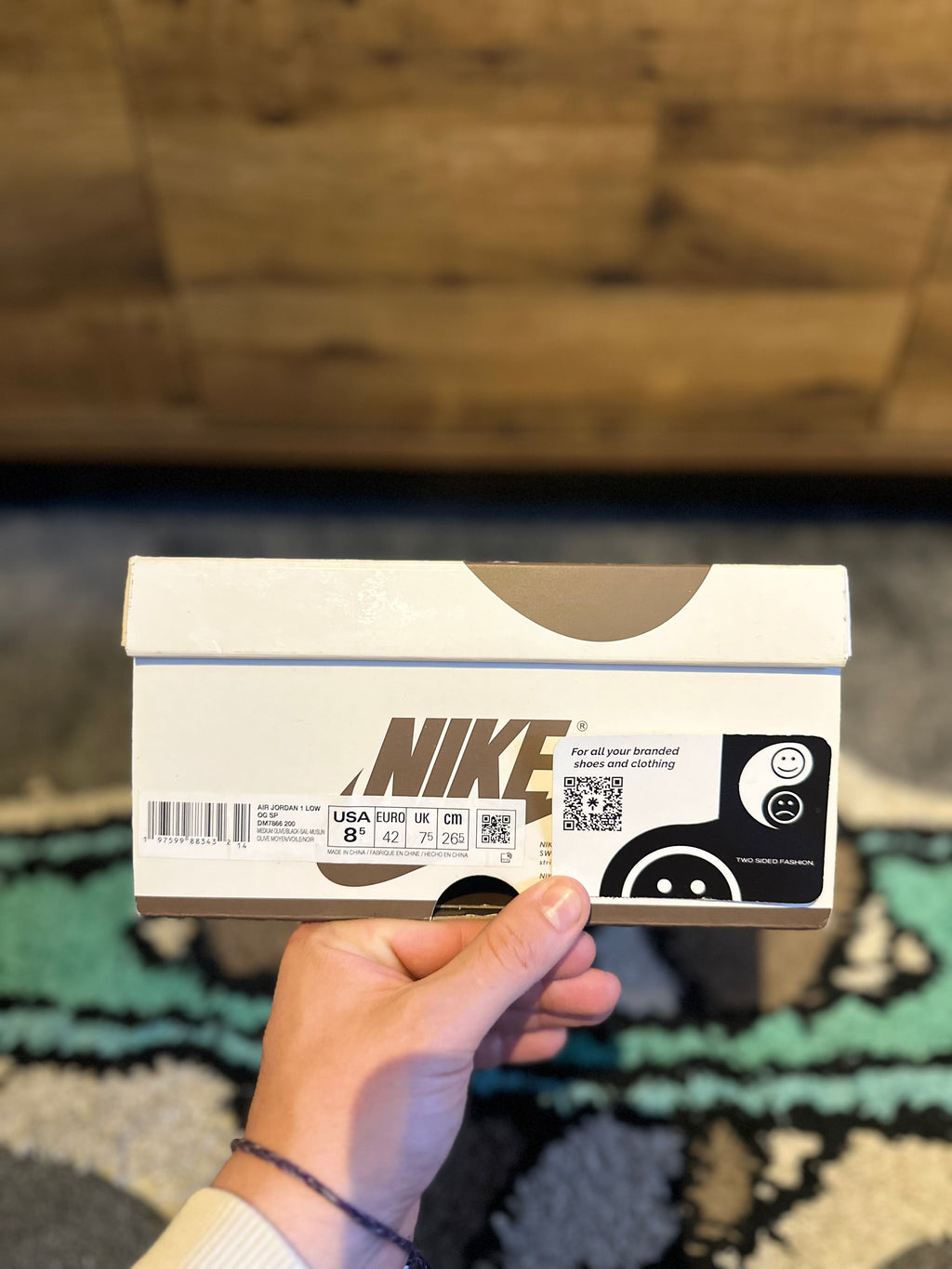 Nike Air Jordan 1 Travis Scott “Medium Olive” U.K. 7.5