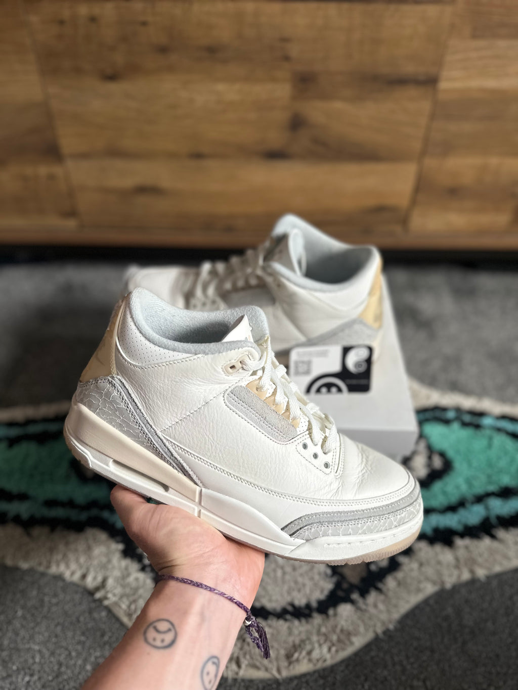 Nike Air Jordan 3“Ivory” U.K. 9