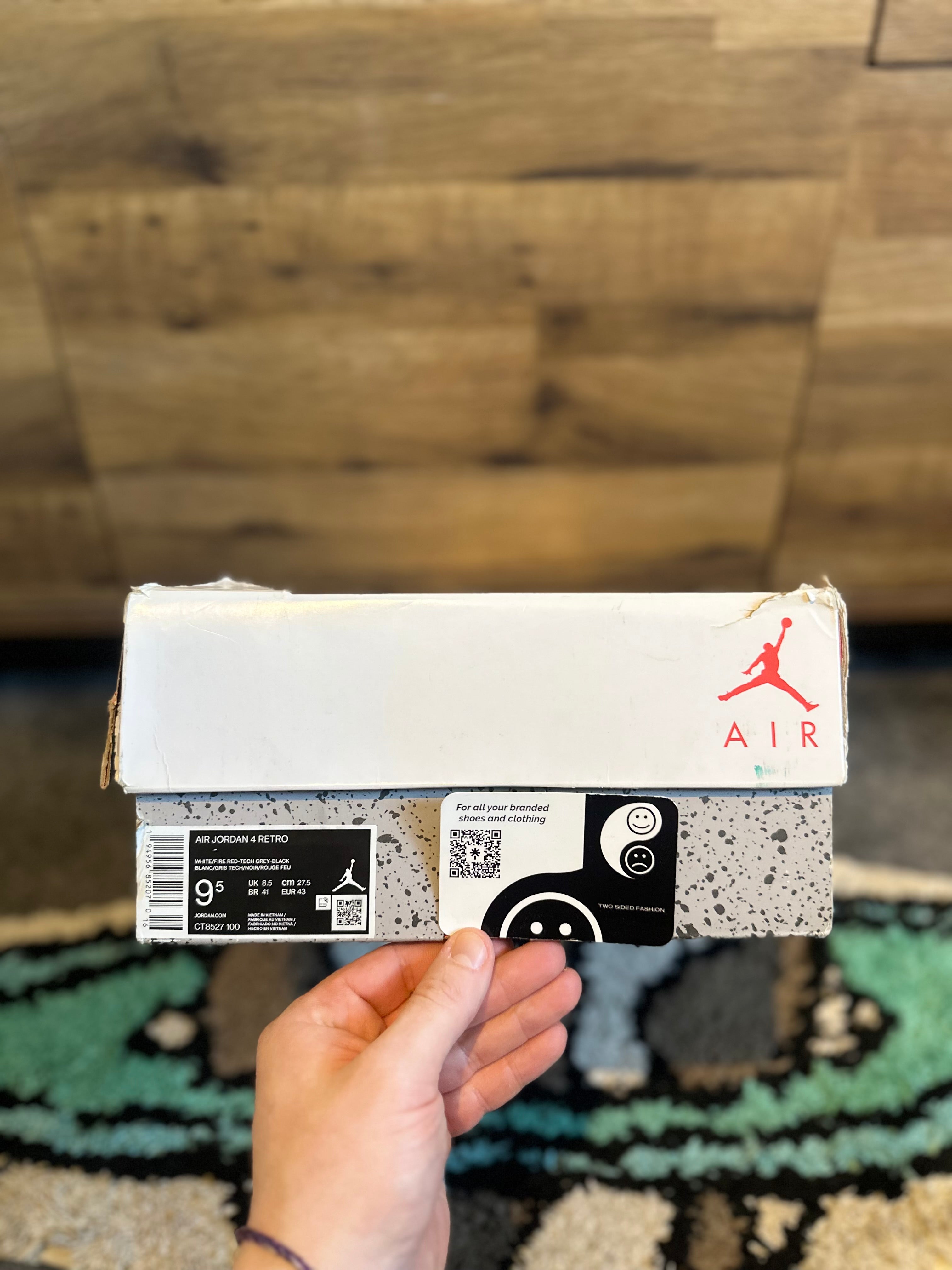 Nike Air Jordan 4 “White Oreo” U.K. 8.5