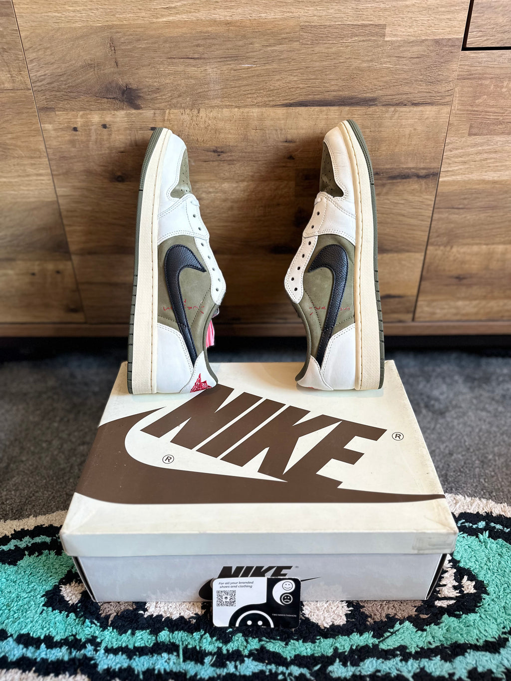 Nike Air Jordan 1 Travis Scott “Medium Olive” U.K. 11
