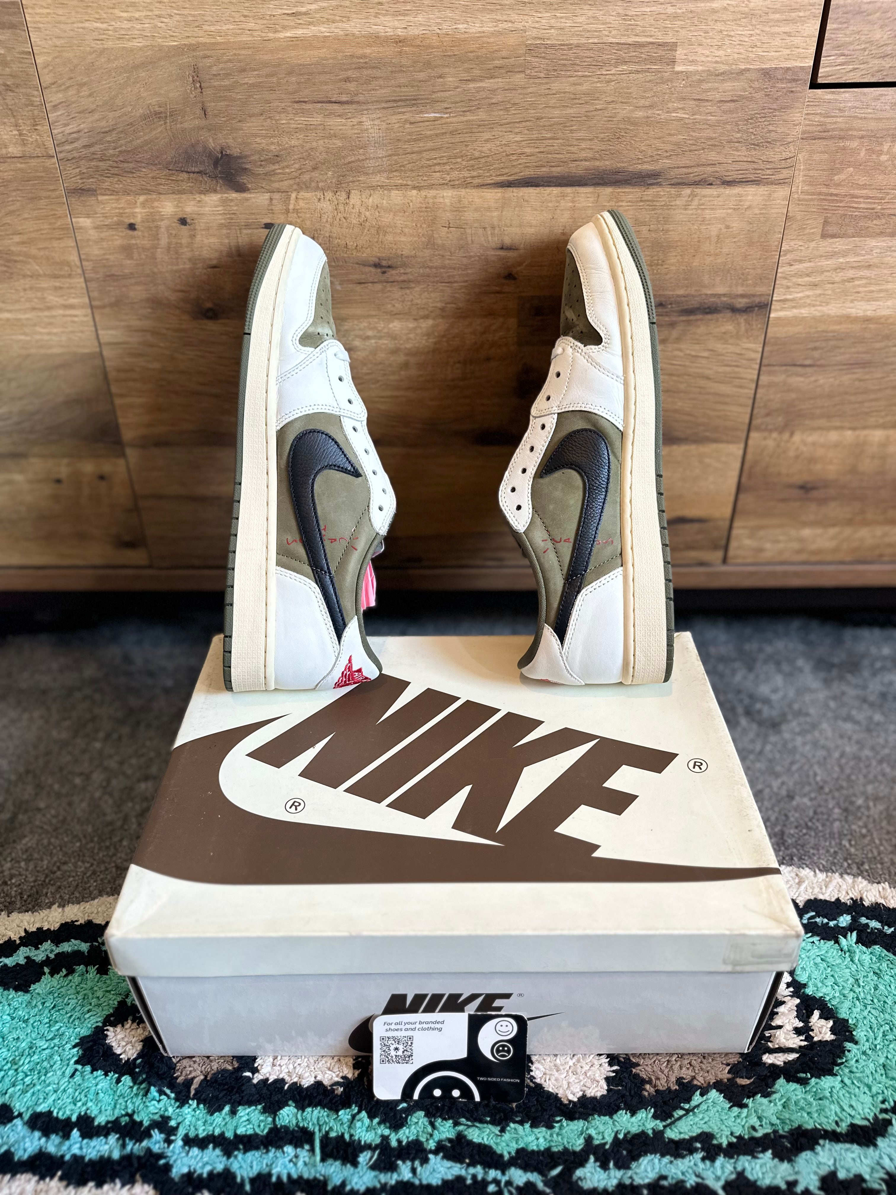 Nike Air Jordan 1 Travis Scott “Medium Olive” U.K. 11