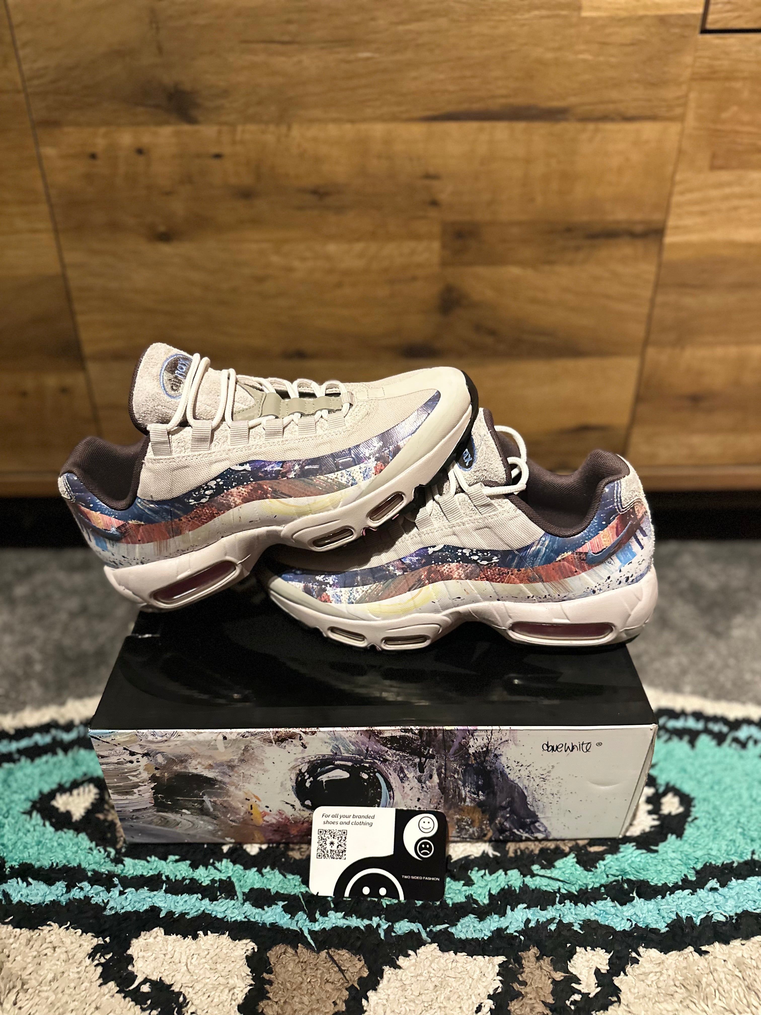 Nike air max 95s premium“Dave’s white rabbet” U.K. 6