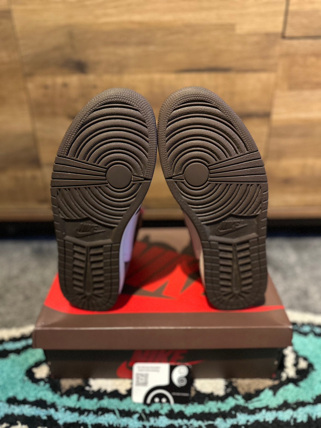 Nike Air Jordan 1 High Travis Scott “Mocha ” U.K.10.5