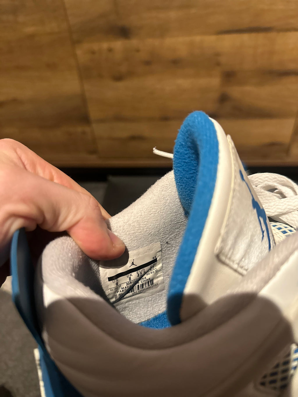 Nike Air Jordan 4 “military blue 2012” U.K. 8