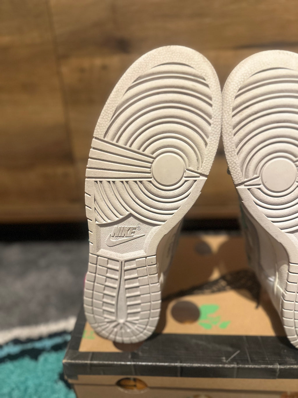 Nike dunk Off-white “lot 4 “ U.K 11