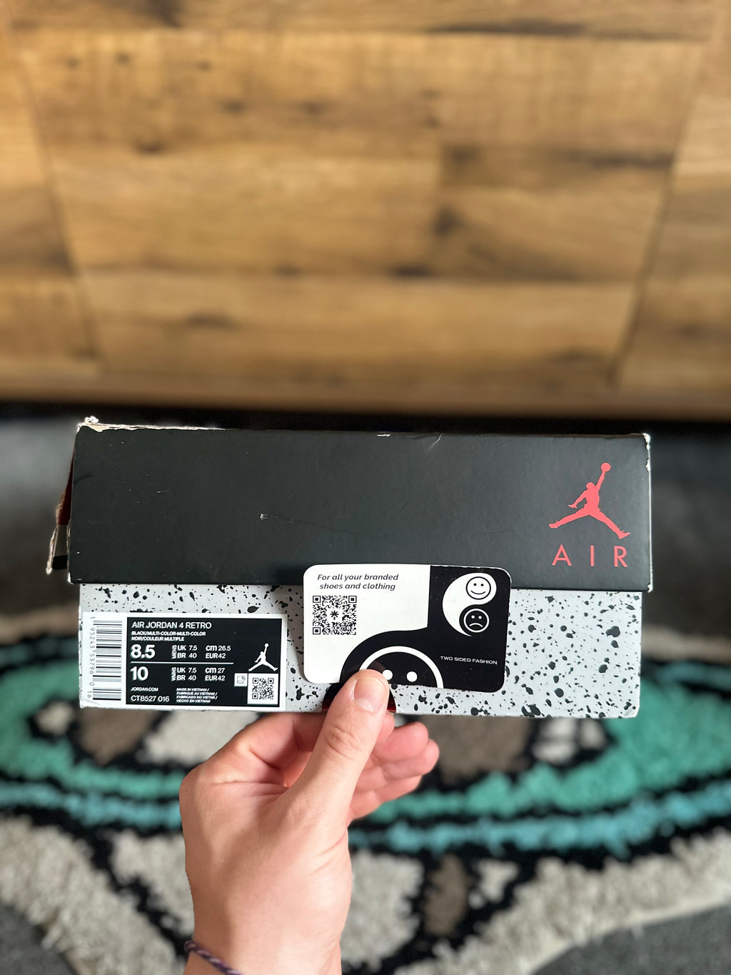 Nike Air Jordan 4 “Red Thunders” U.K. 7.5