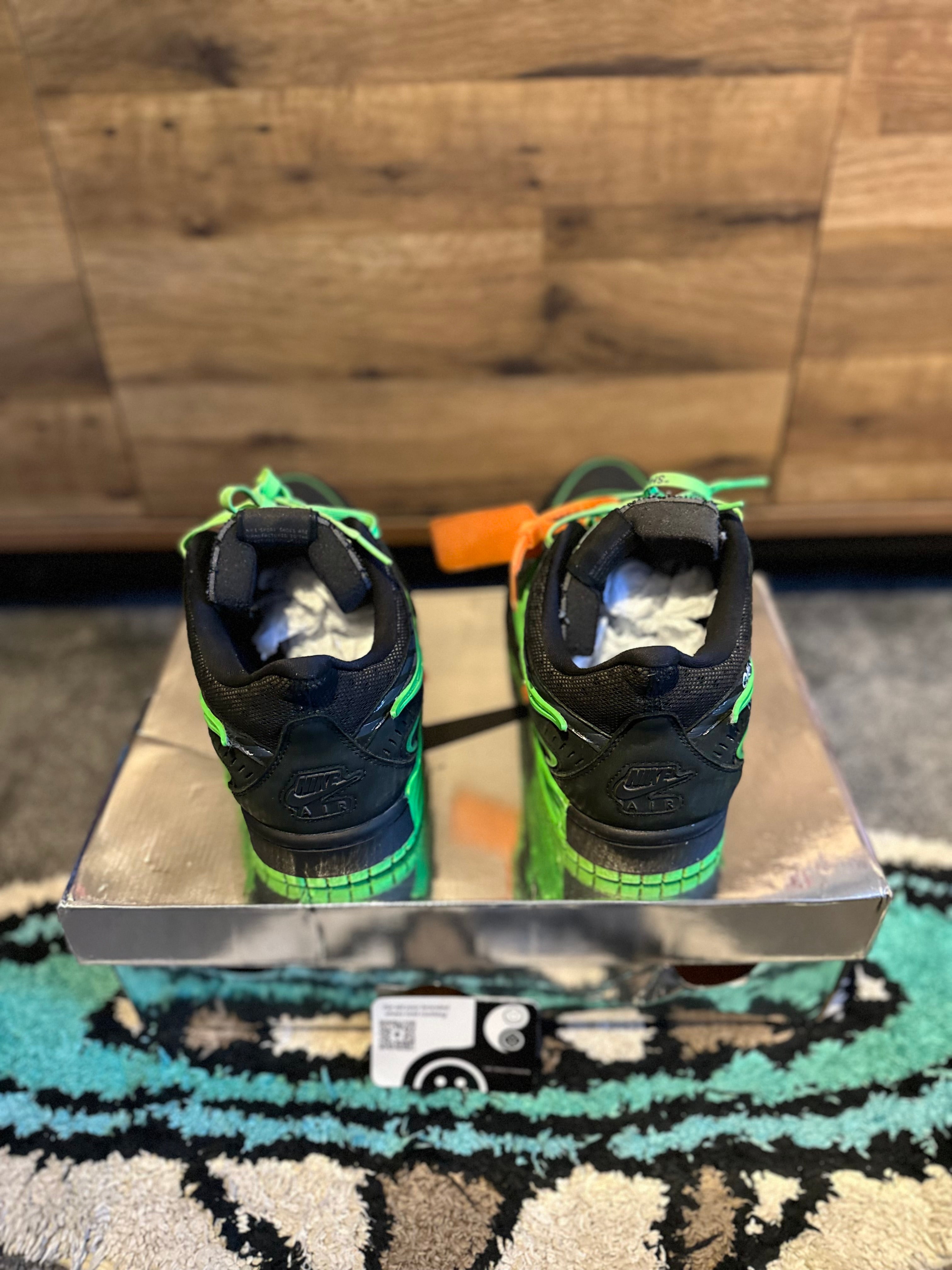 Nike Air Dunk Rubber Dunk Off-White “Off-White Green Strike ” U.K. 10.5