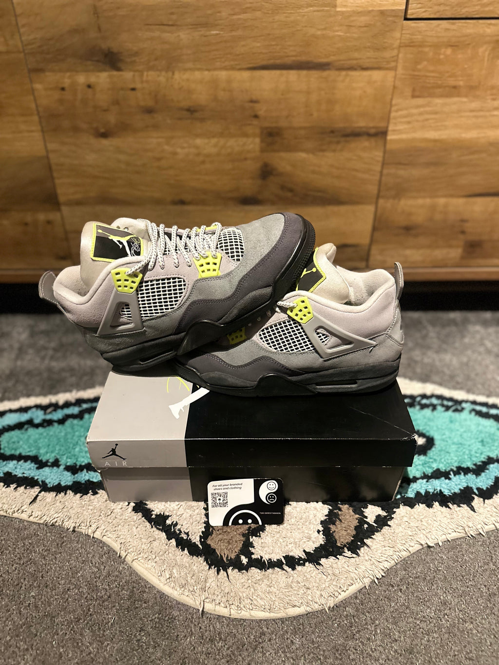 Nike Air Jordan 4 “SE 95 Neon” U.K. 7.5