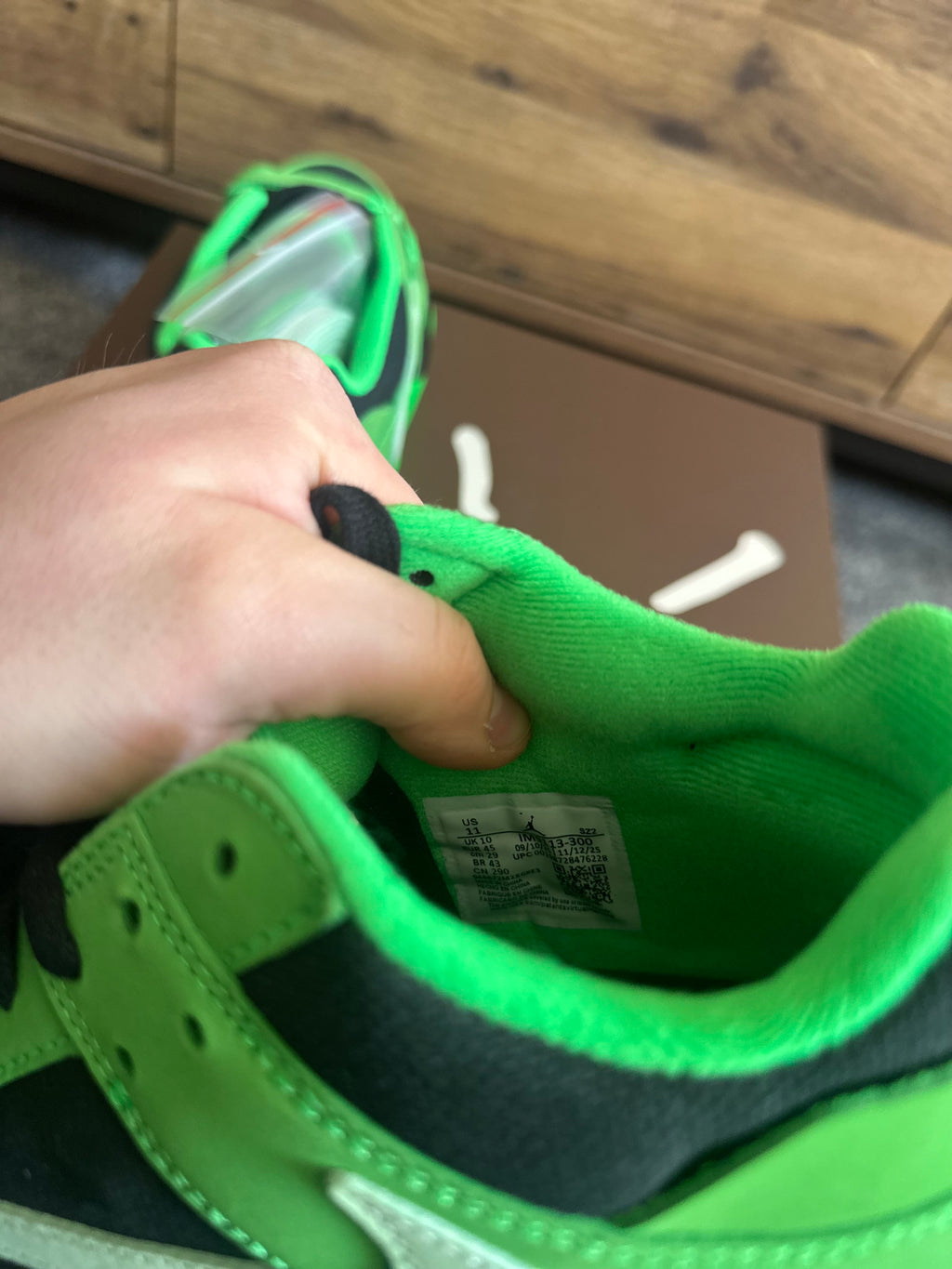 Nike Jordan Jump-man Jack TR “Travis Scott Green Spark ”