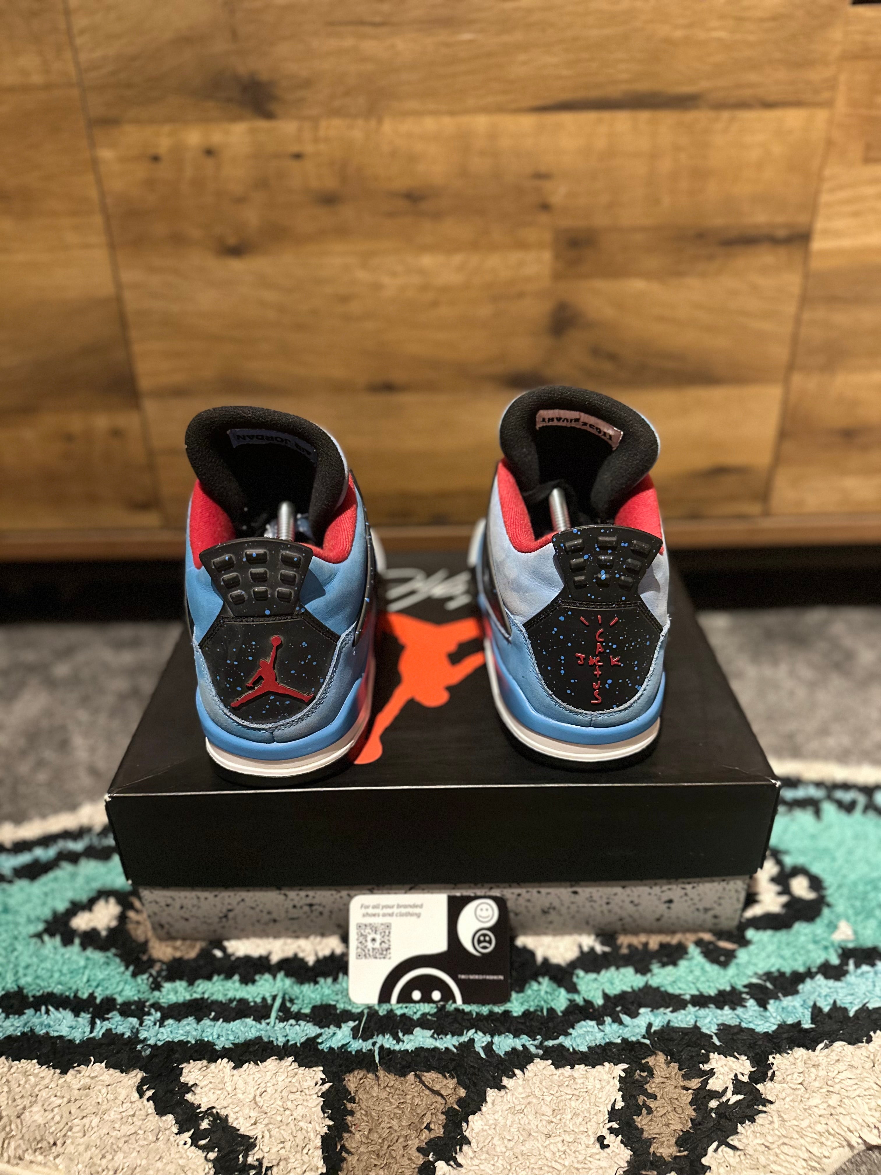 Nike Air Jordan 4 retro “ Travis scott cactus jack” U.K. 9