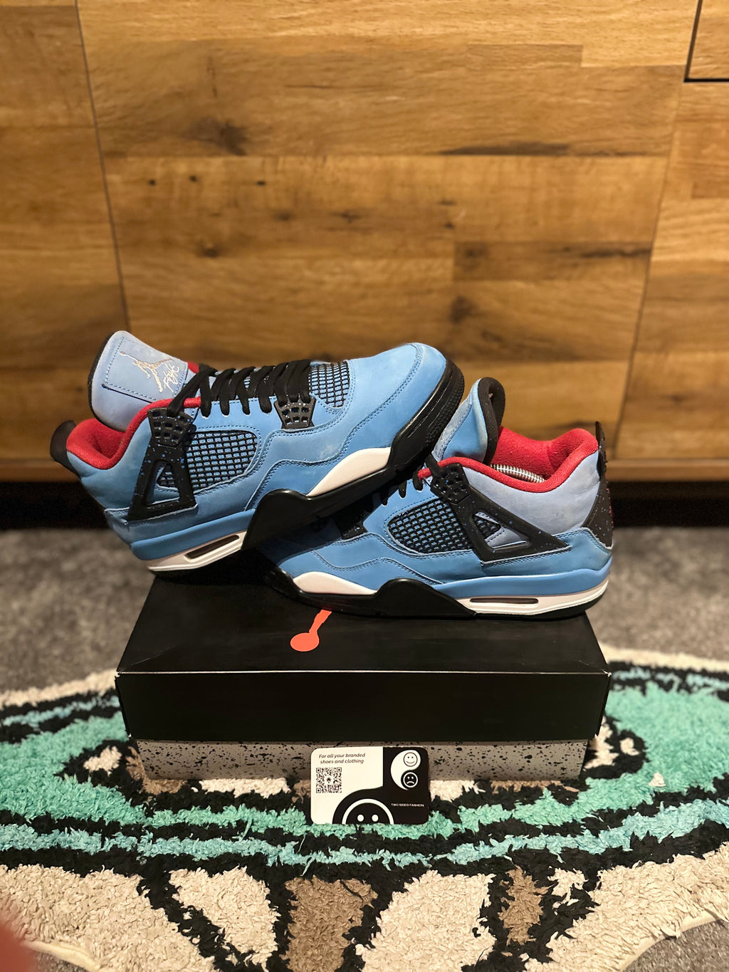 Nike Air Jordan 4 retro “ Travis scott cactus jack” U.K. 9