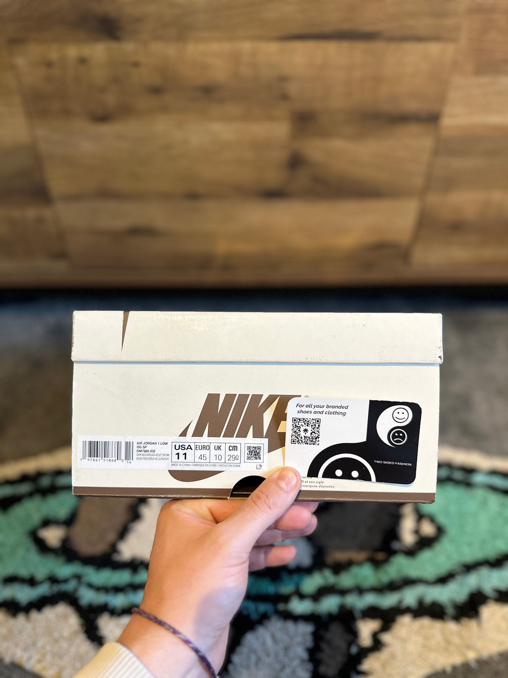 Nike Air Jordan 1 Travis Scott “Velvet Brown” U.K. 10